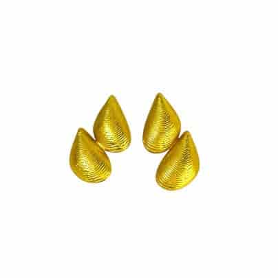 Aretes Concha alargada doble - miniatura 3