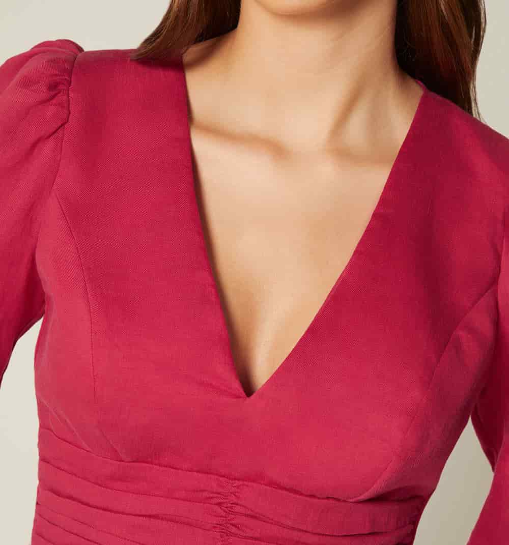 Blusa  manga 3/4 fajon imperio - miniatura 3