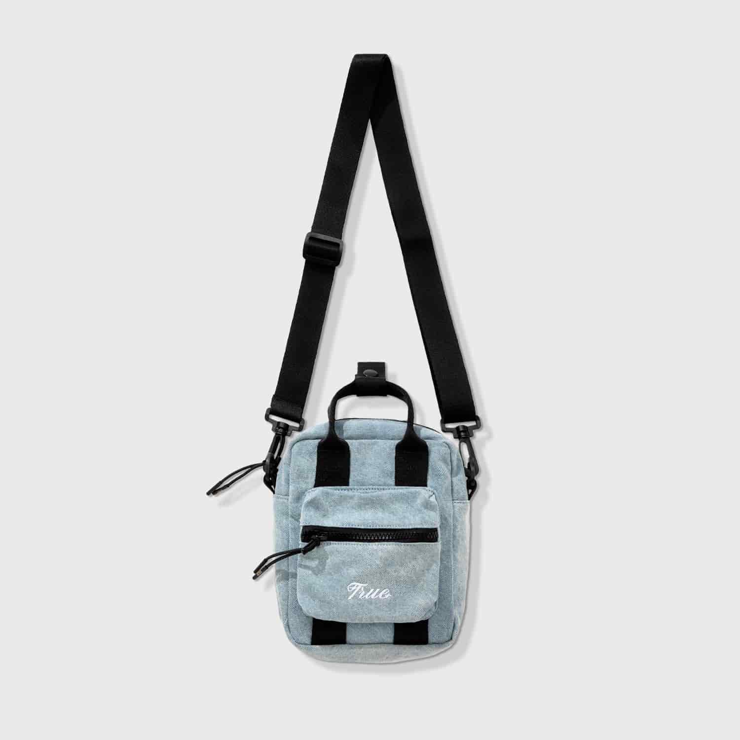 Sidekick Denim Crossbody Bag - Blue - miniatura 1