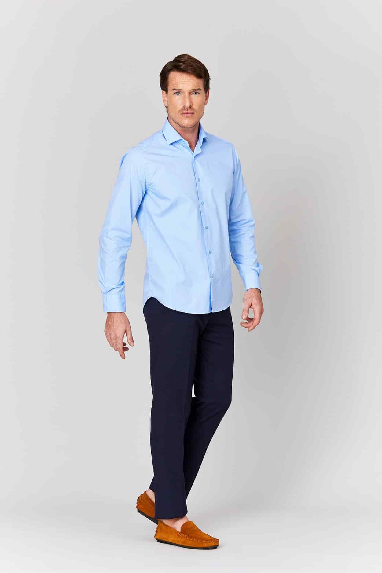 Men's cotton shirt celpolvo muslin - miniatura 1