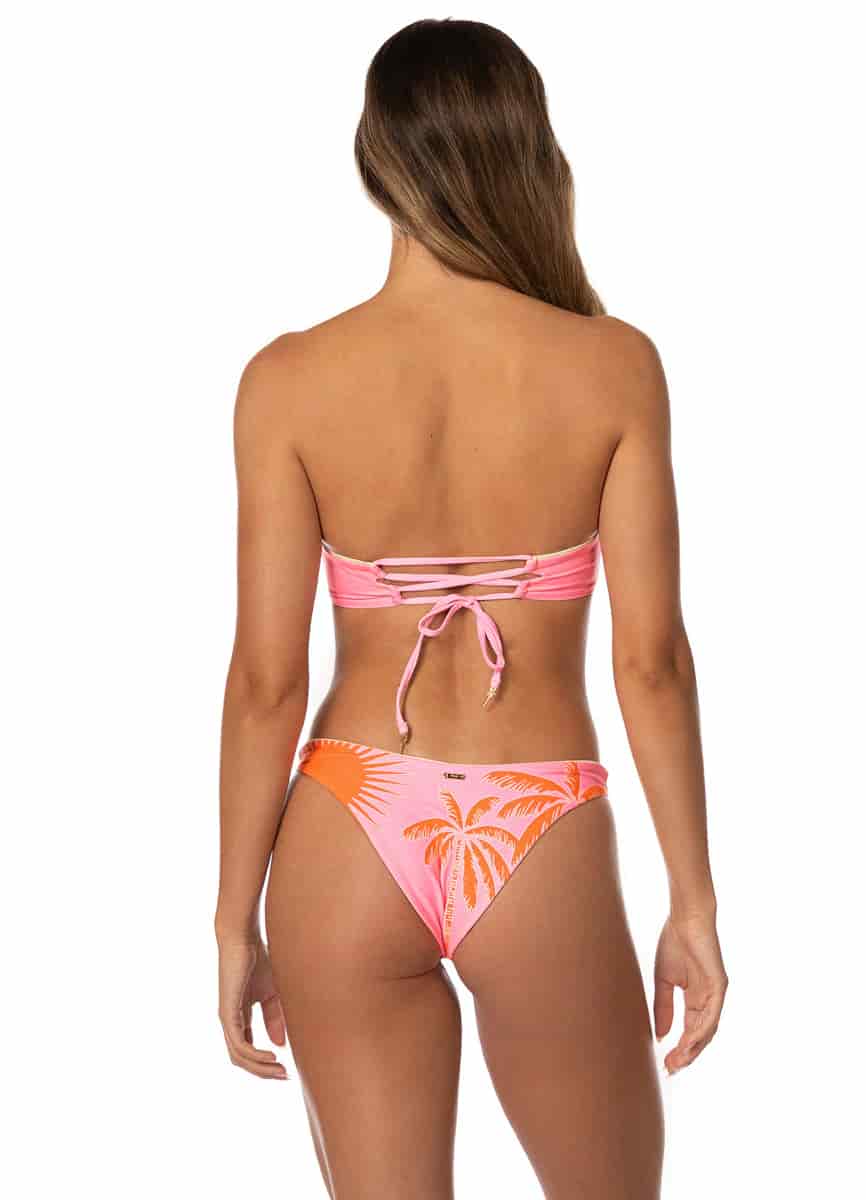 Maaji Palm & Sun Splendour Regular Rise Thin Side Bikini Bottom - miniatura 1