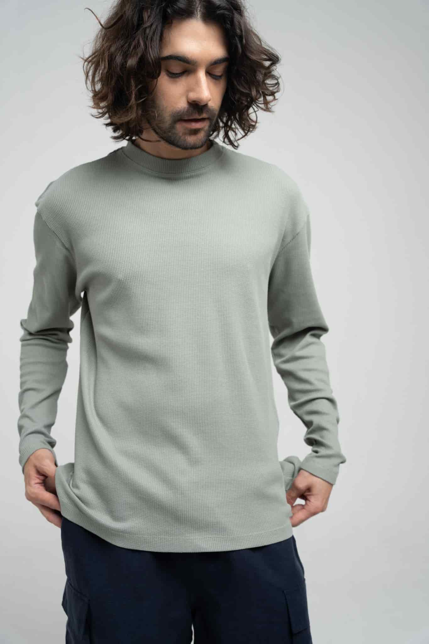 Organic Waffle Crewneck - miniatura 9