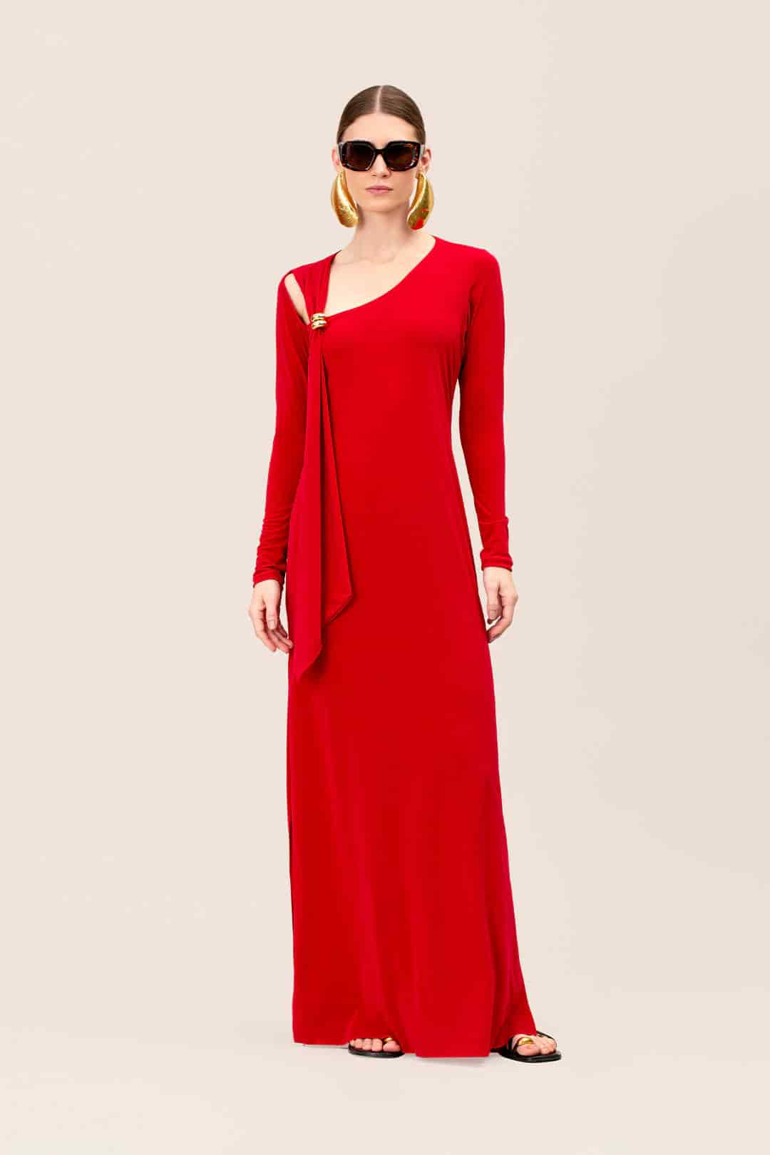 Vella Long Dress - Onda - miniatura 1