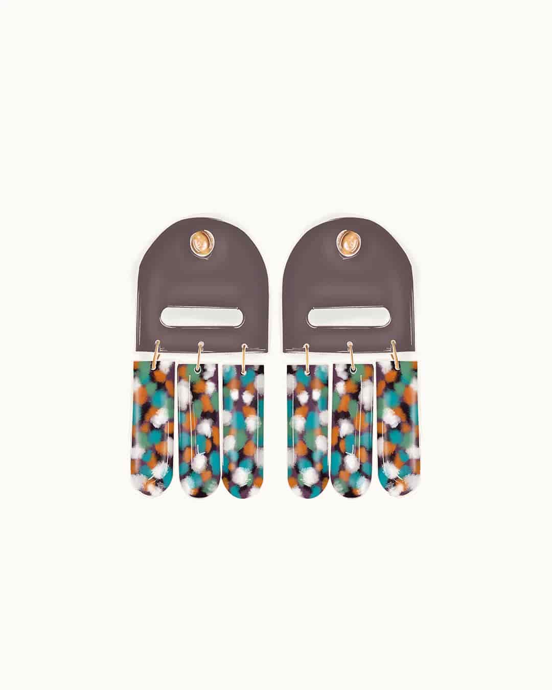 Terrazo3 Earrings - miniatura 1