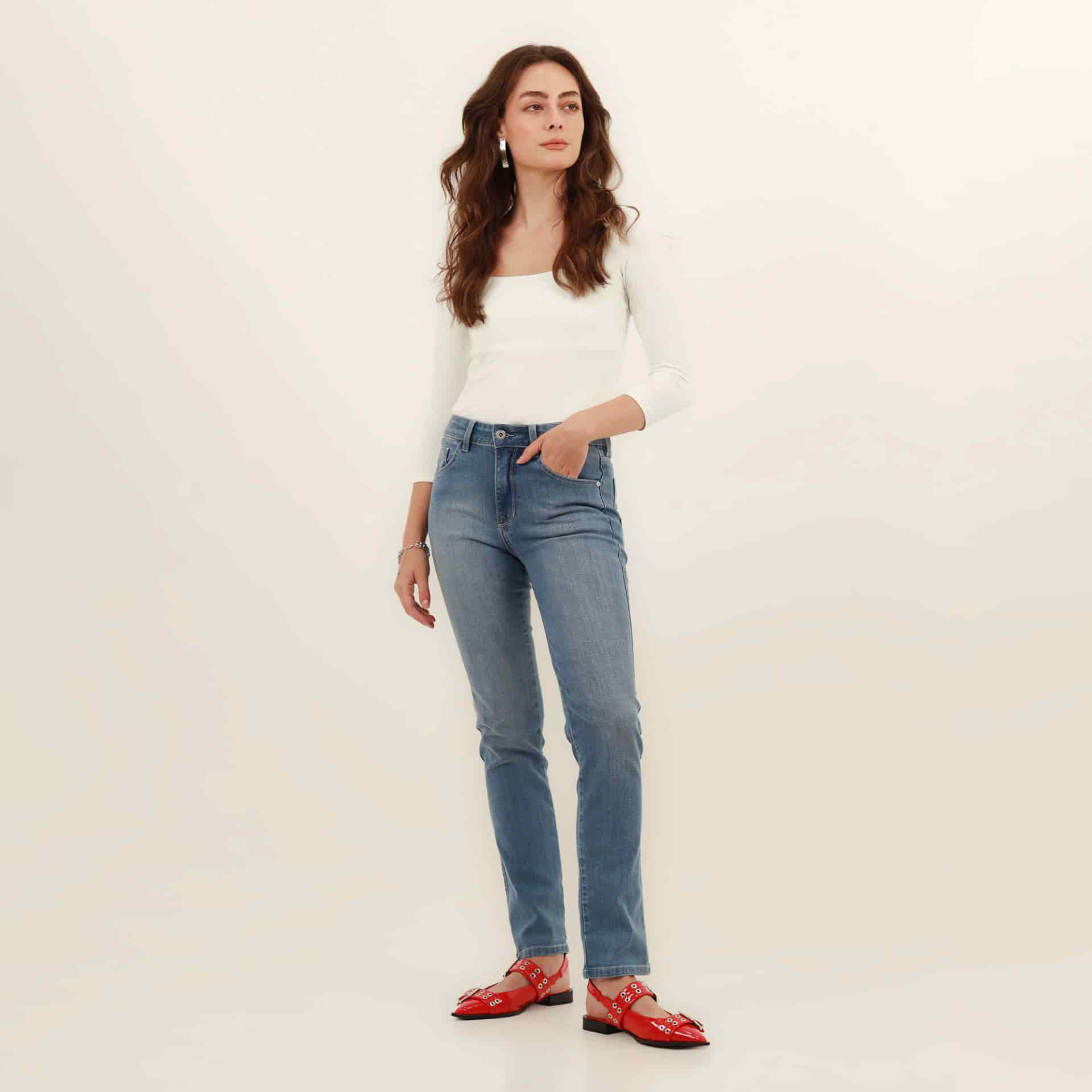 Jean ilussion push up recto - miniatura 1