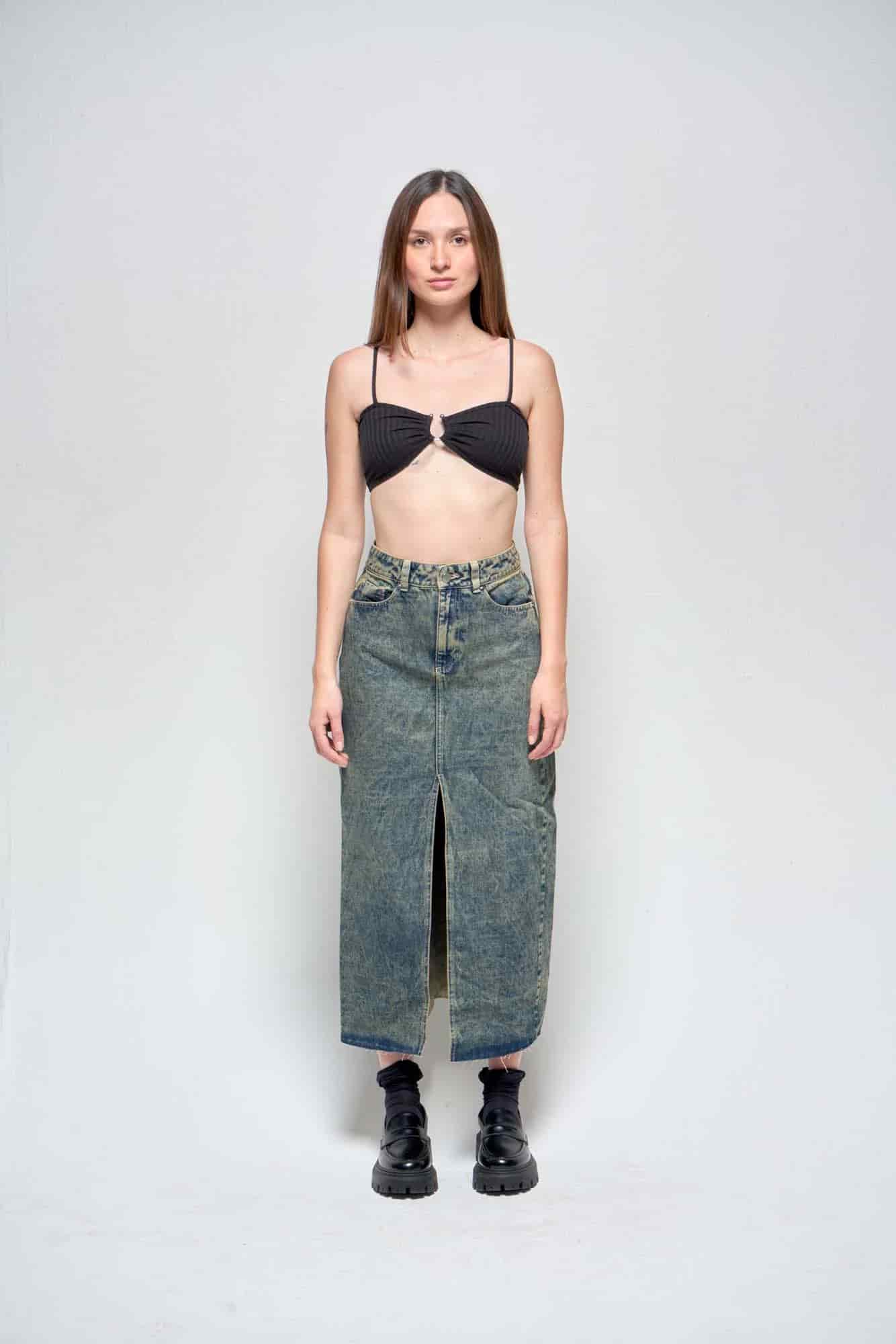 LAYLA DENIM SKIRT - miniatura 20