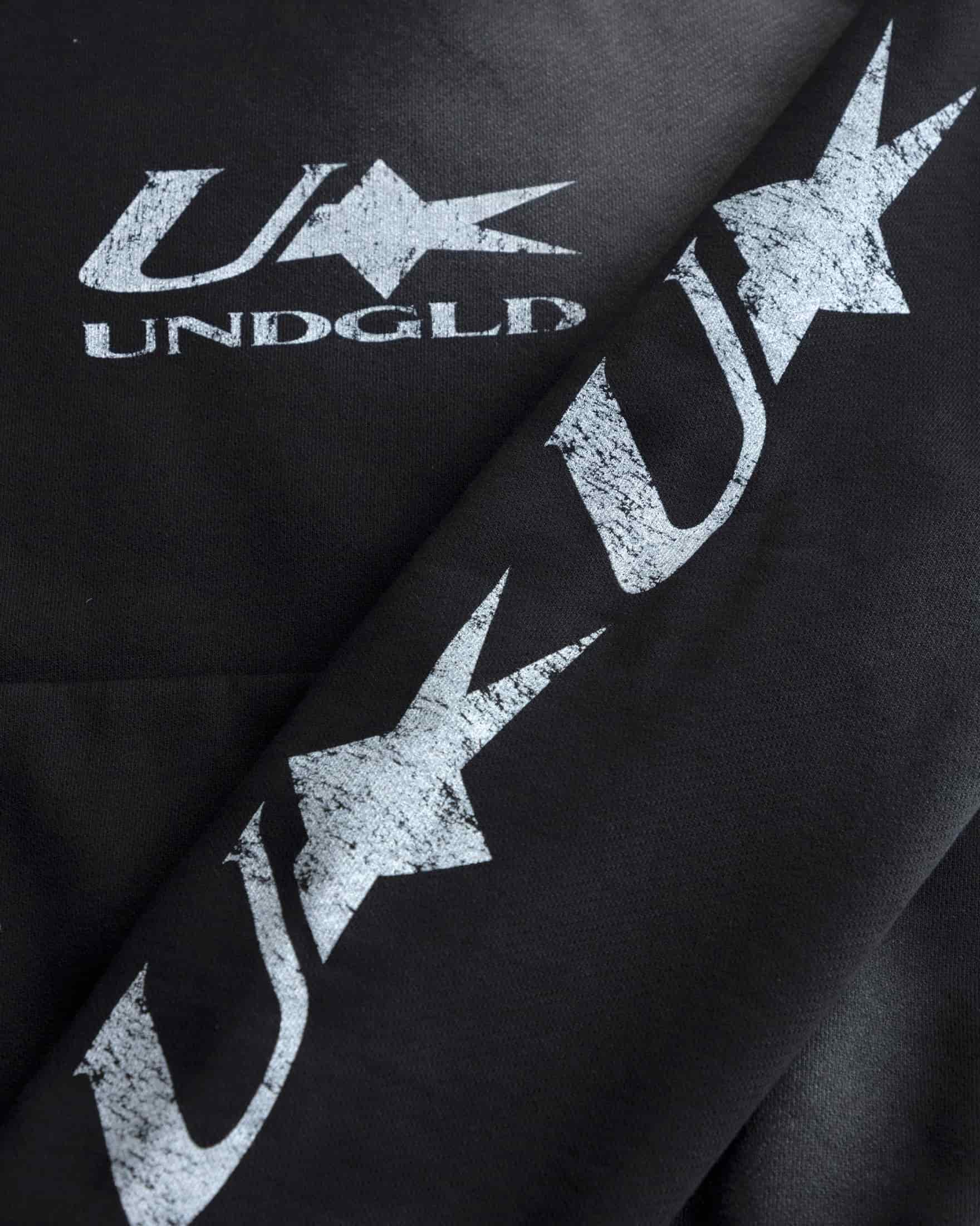 Agnus Dei U Star Boxy Fit Hoodie Smokey Black - miniatura 4