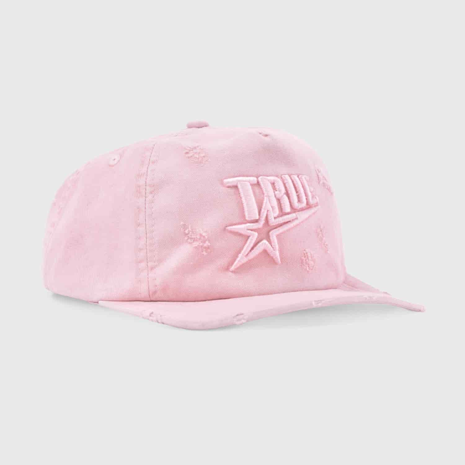 Star Washed Golfer Cap - Pink - miniatura 1