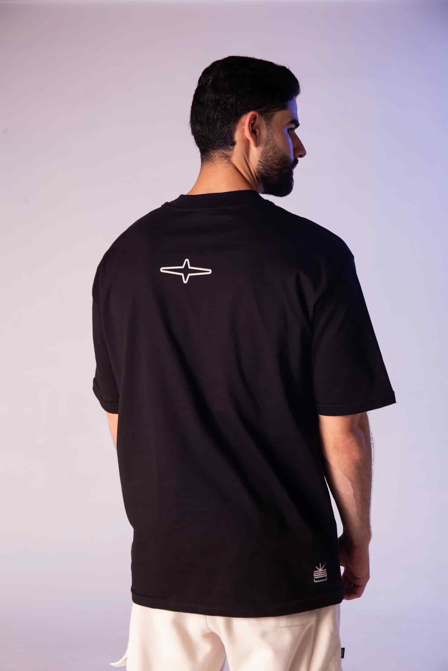 T Shirt Oversize Negra By savage   24/siempre Ref. 14277 - miniatura 3