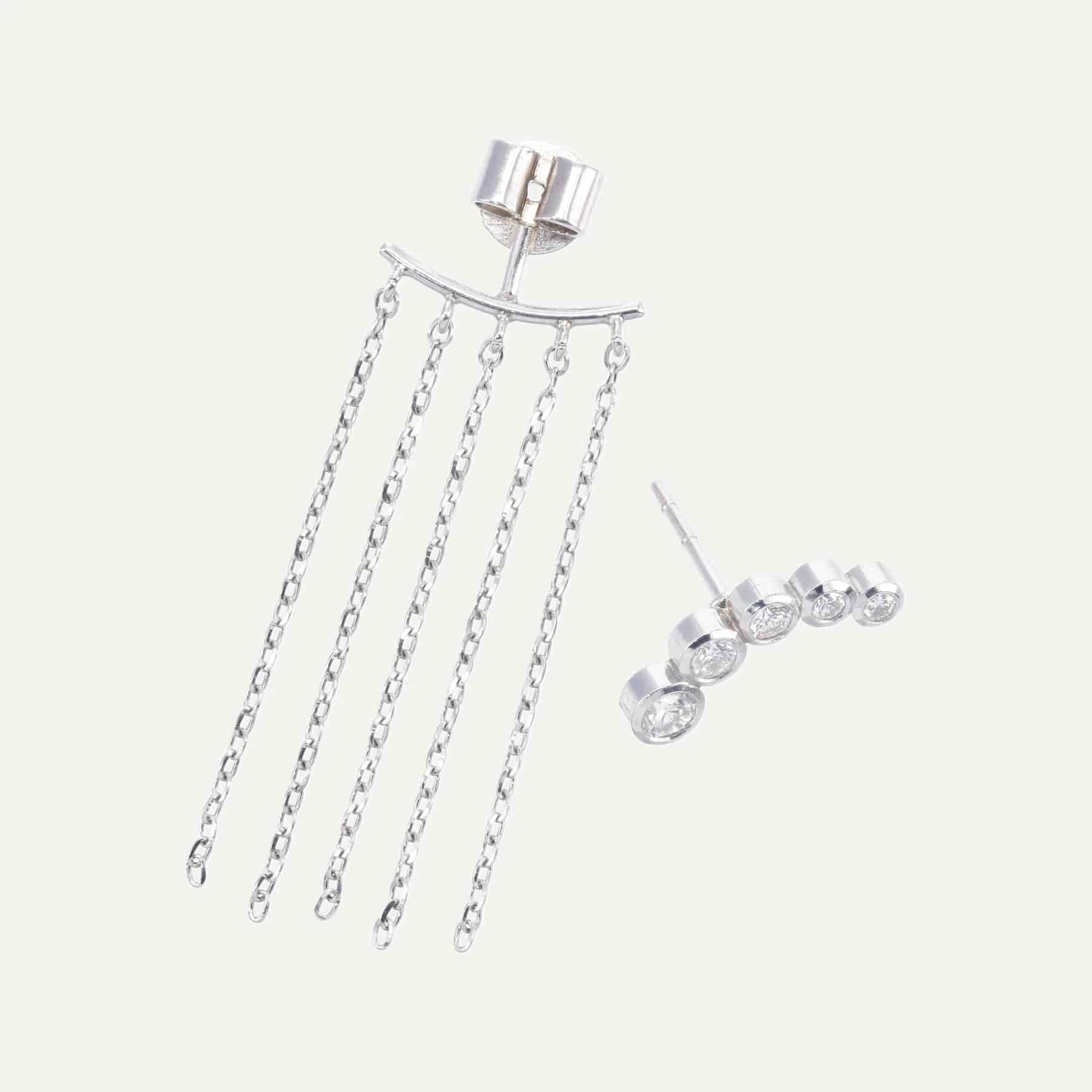 Tapa para arete bisel lluvia - miniatura 1