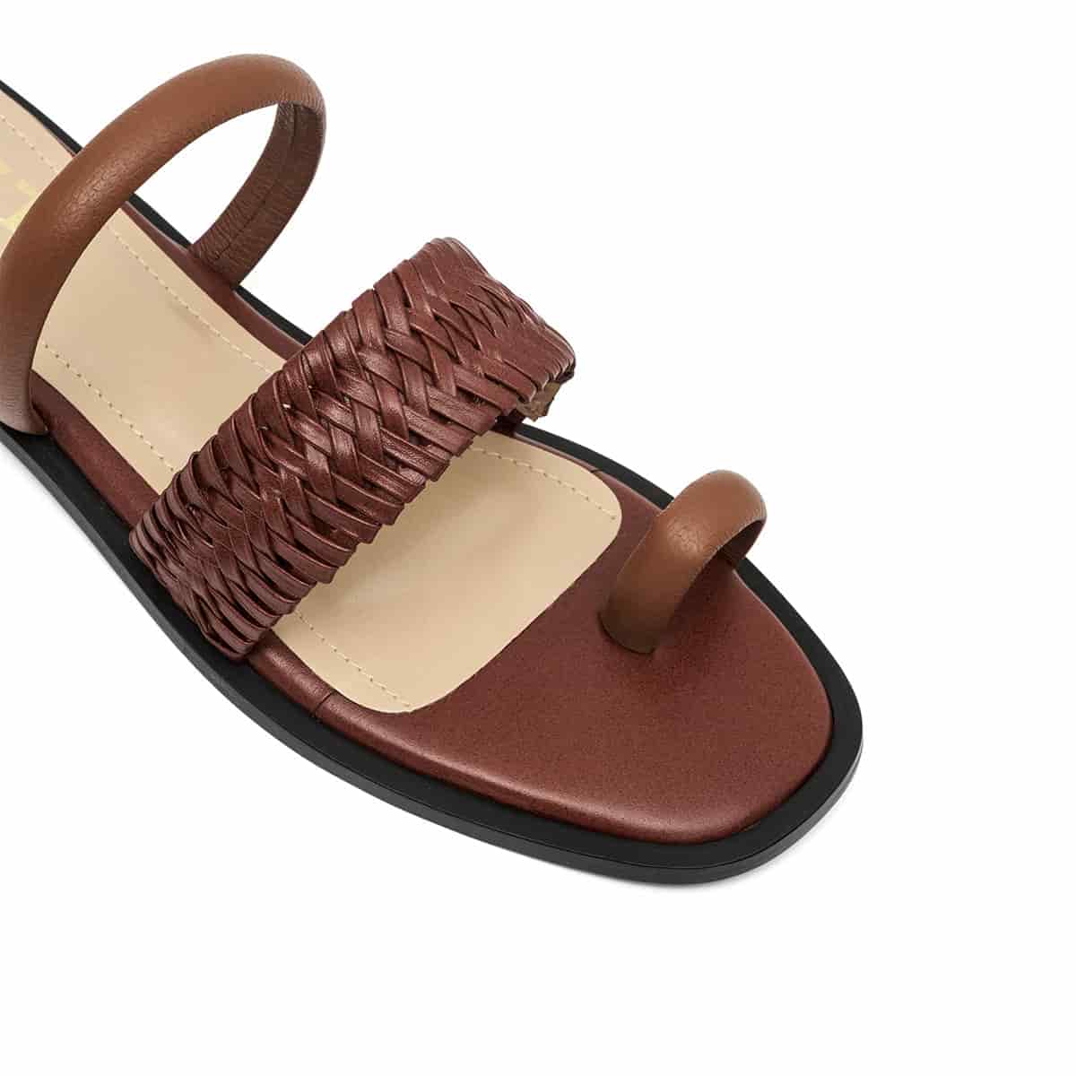 ALLEGRA COGNAC SANDALS - miniatura 3