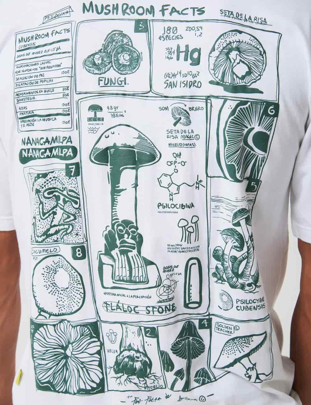 Camiseta Oversize Micelio crudo Unisex - miniatura 2
