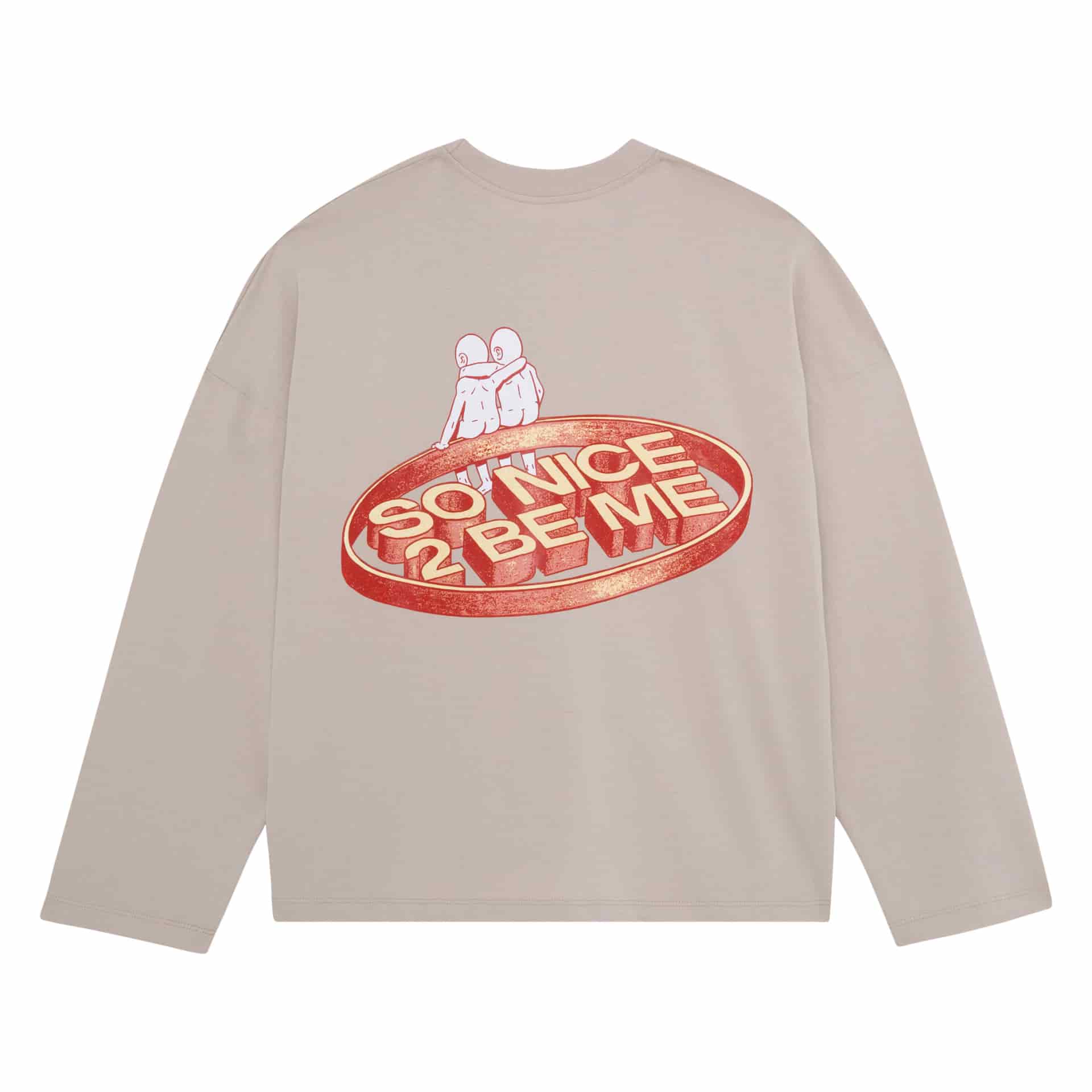 LONGSLEEVE SO NICE 2 BE ME CAMEL - miniatura 1