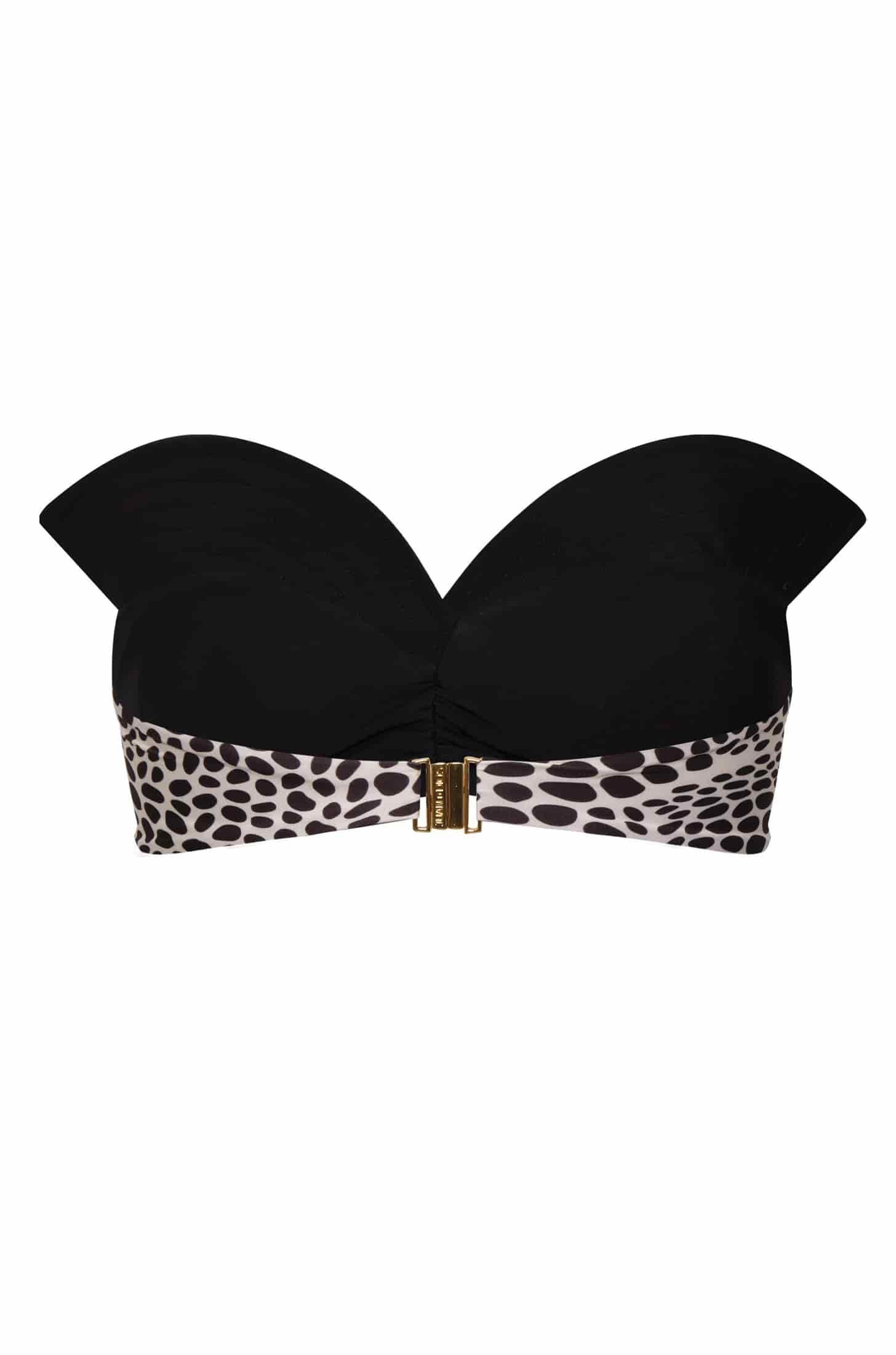 Victoria Top / Ivory & Black Animal Print - miniatura 3