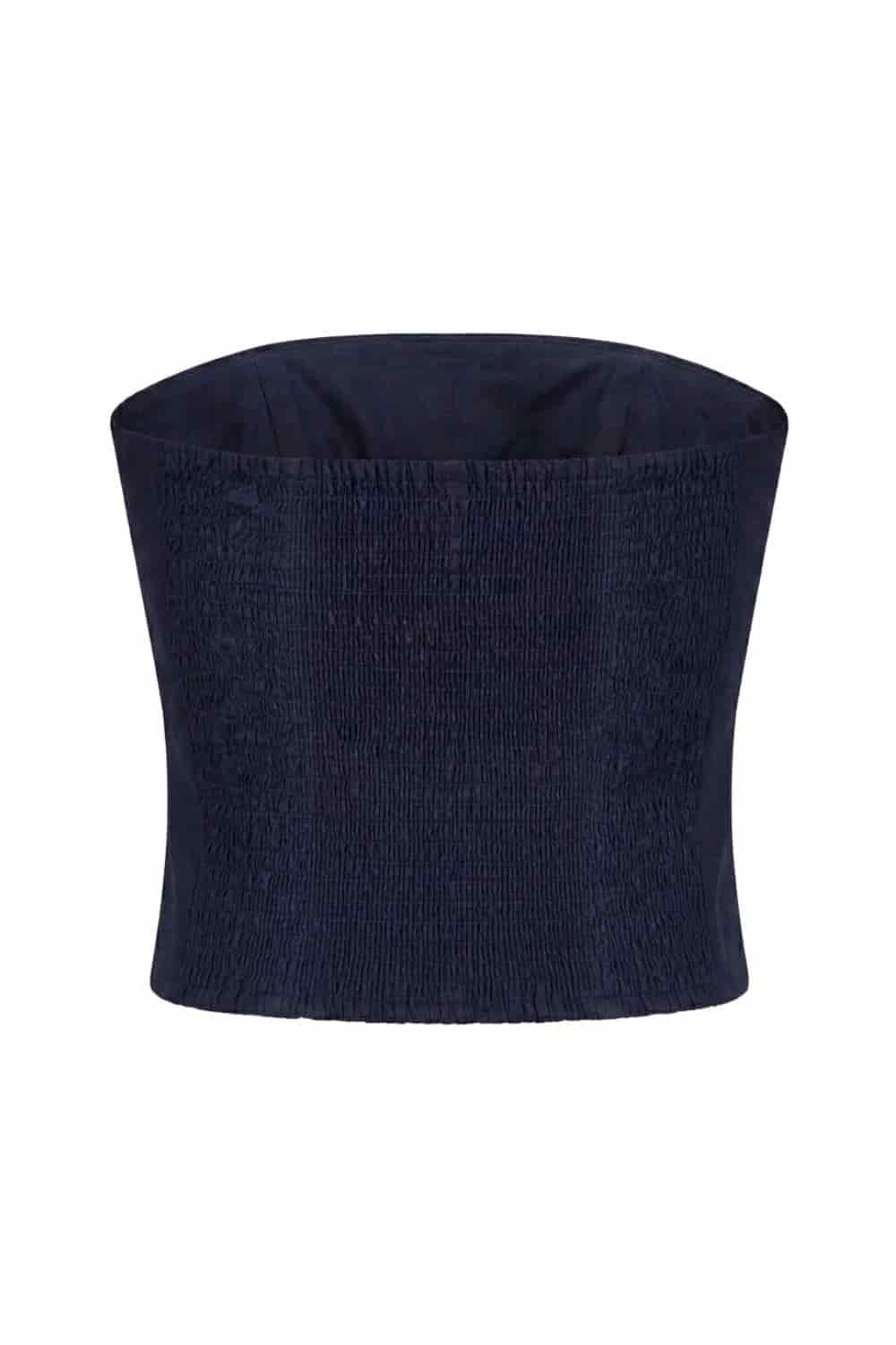 Crop top rocio marino azul navy - miniatura 3