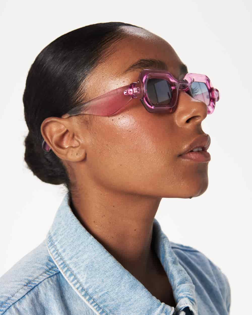 BUBBLE SQUARE GAFAS PINK - miniatura 3
