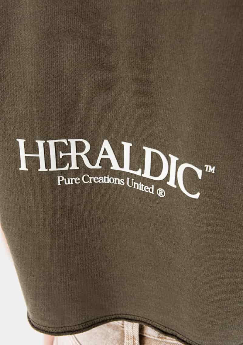Heraldic Brown crop top - miniatura 3
