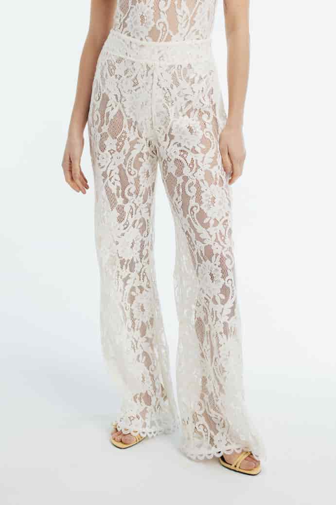 ATHINA PANTS WHITE - miniatura 3