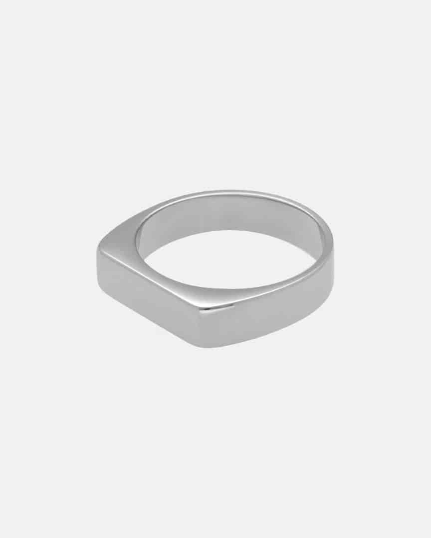 Anillo Slim Plateado - miniatura 4