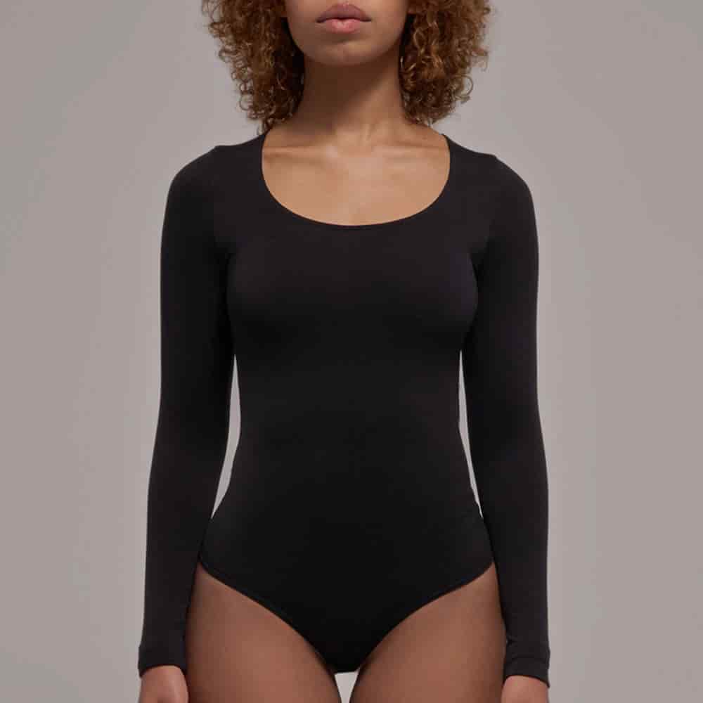 Body Manga Larga  Cuello Redondo Para Mujer | Lunia - miniatura 1