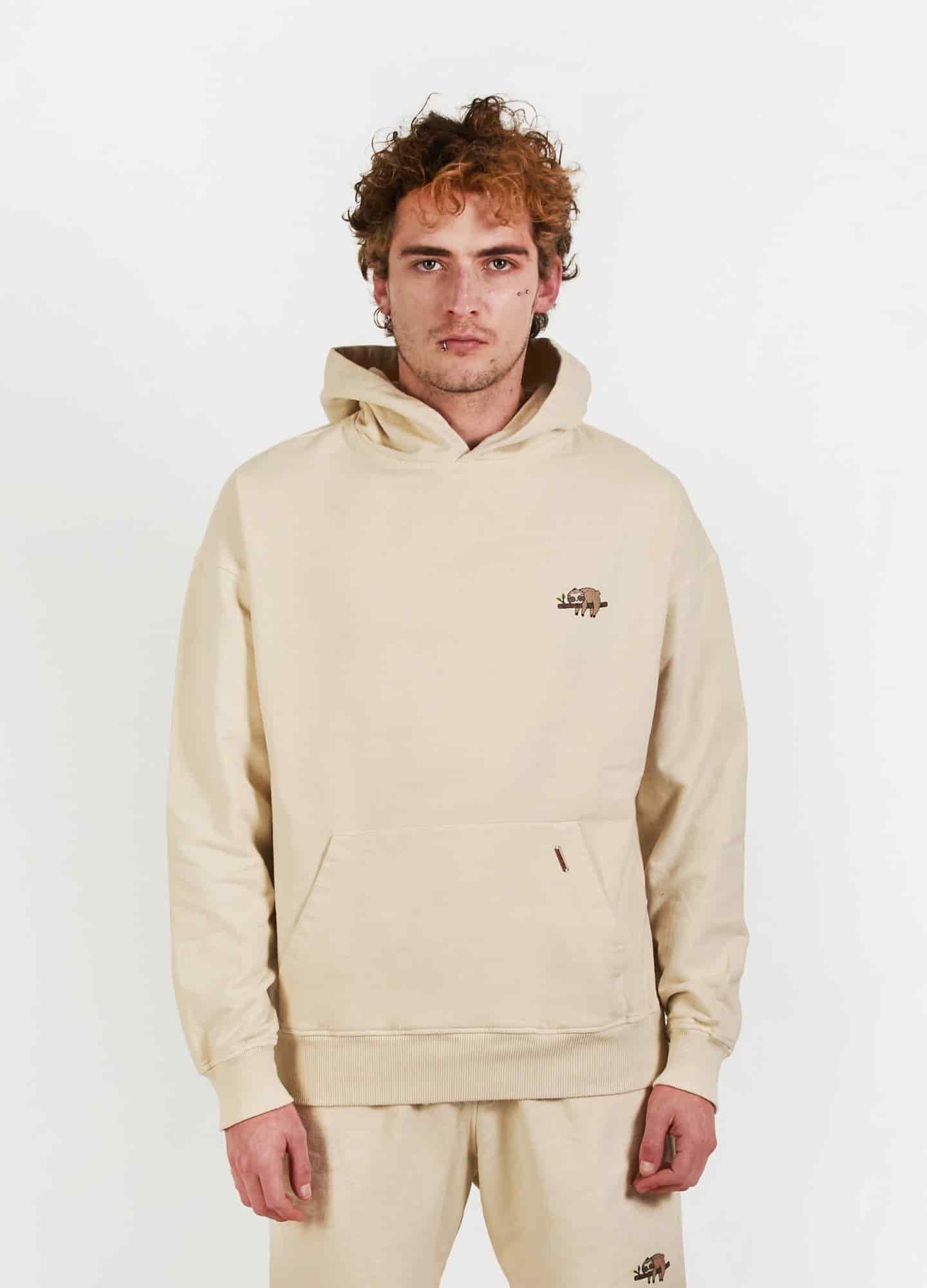 Basic Ciampino Hoodie - Crema - miniatura 1
