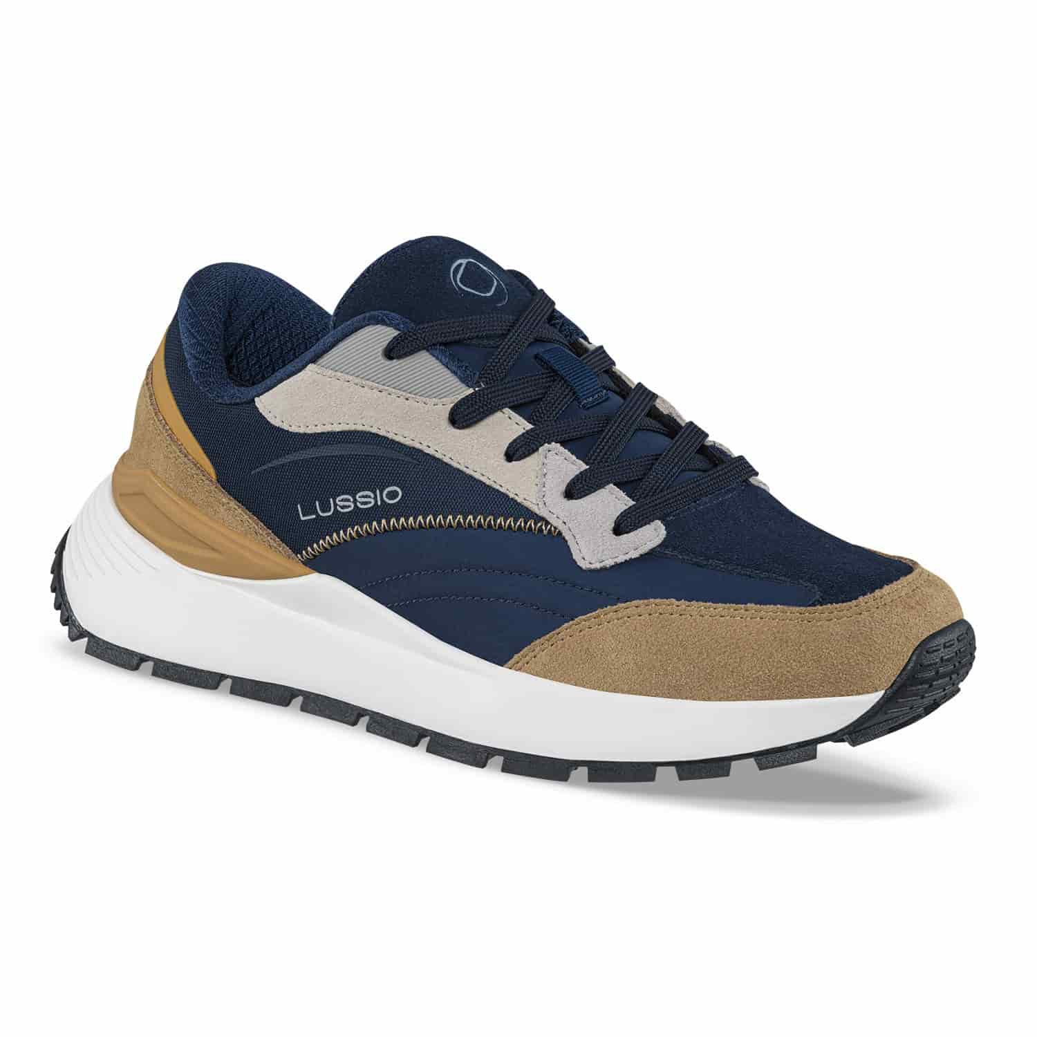 Zapatos Casuales Sorello Azul Osc Lussio Para Hombre - miniatura 1