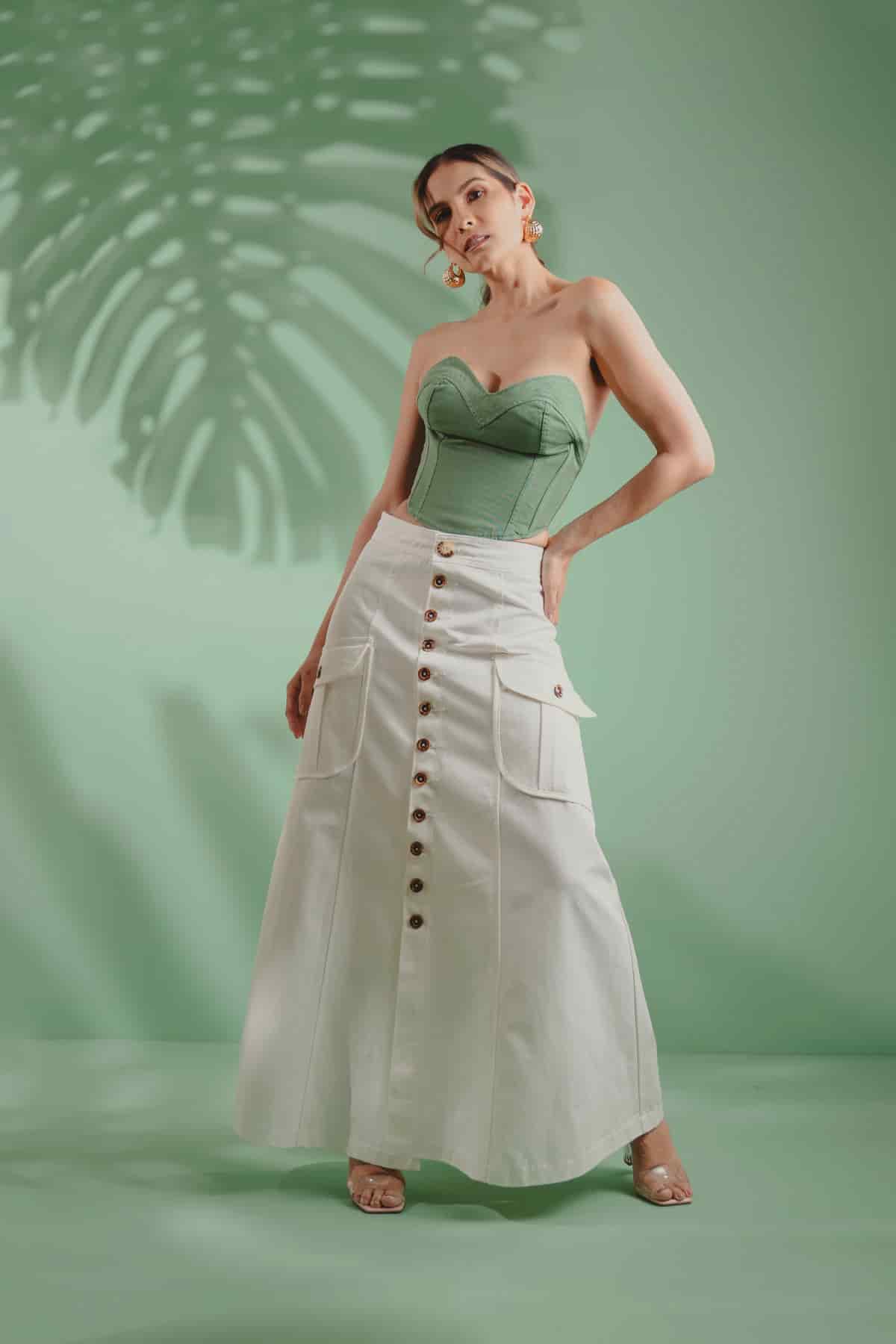 RF10A – Iconic Denim Skirt - miniatura 8