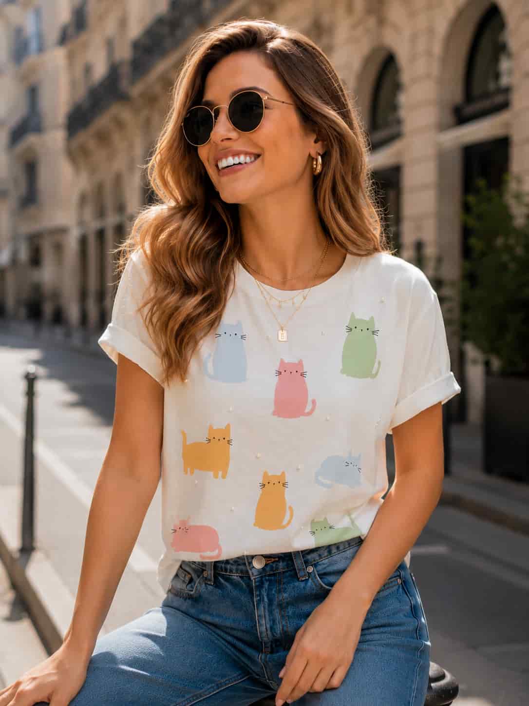 CAMISETA CANDY CATS - miniatura 2