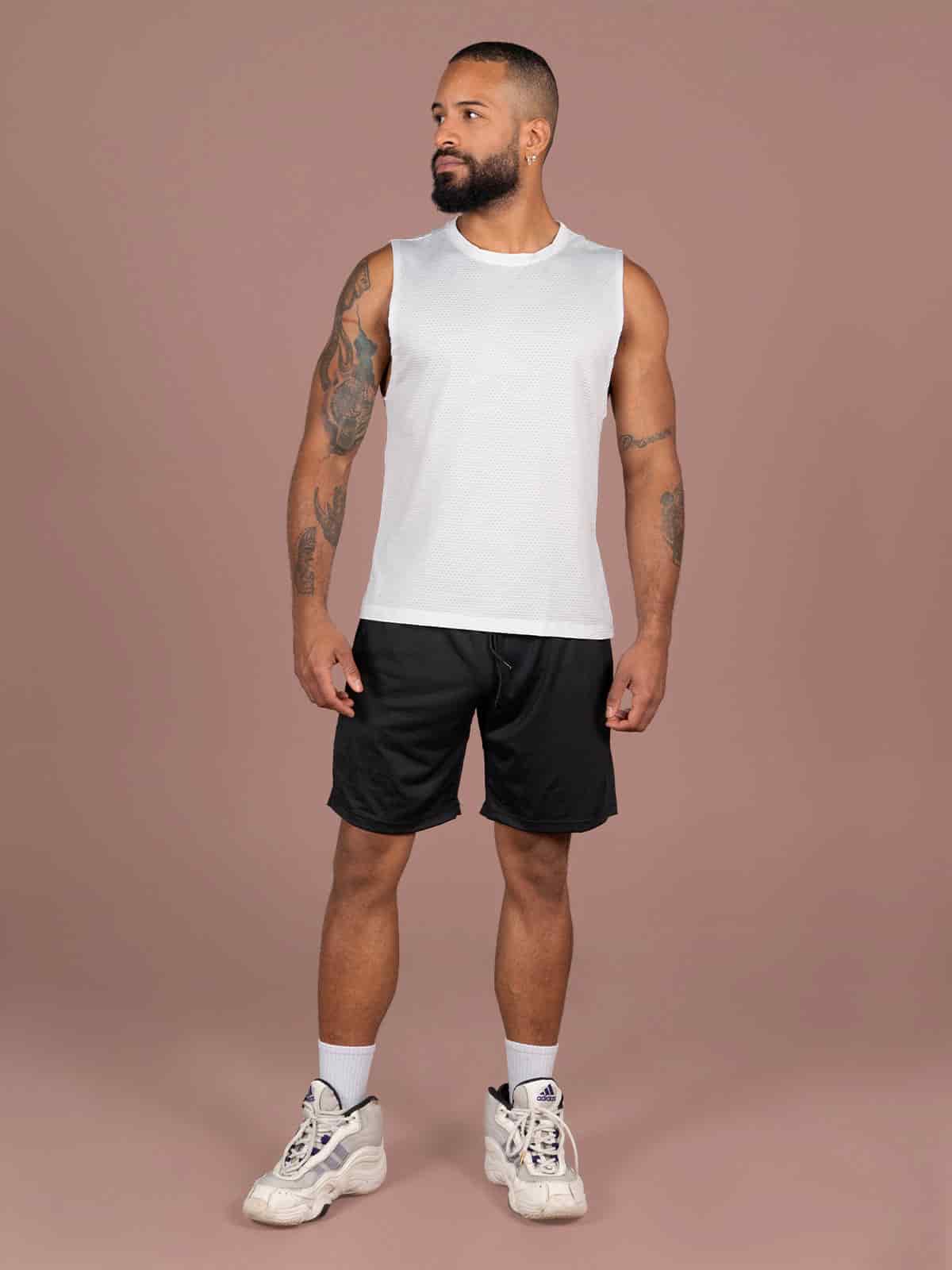 Camisilla hombre panal cruda - miniatura 4