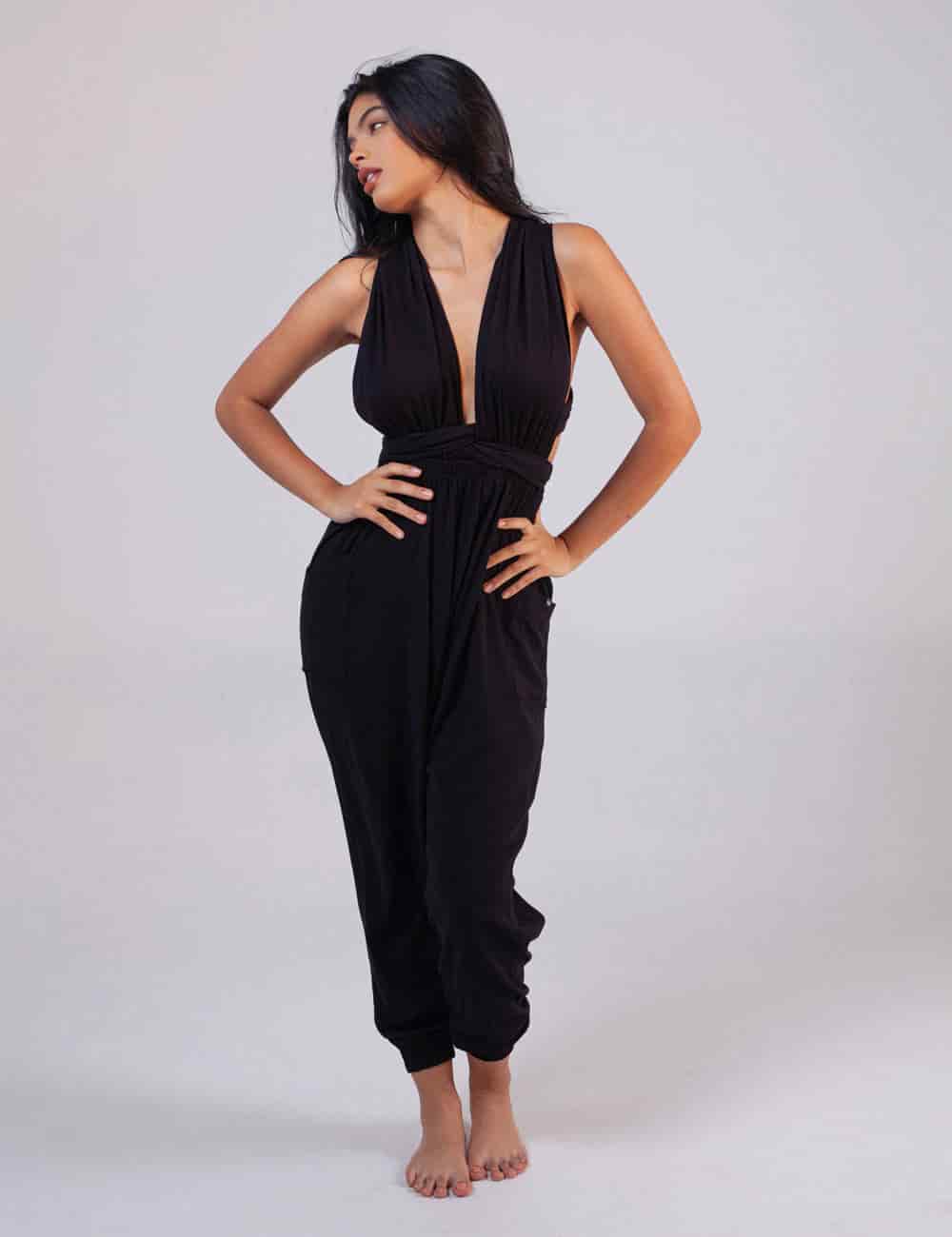 Jumper Tiras Ajustables Convert Negro Mujer - miniatura 7