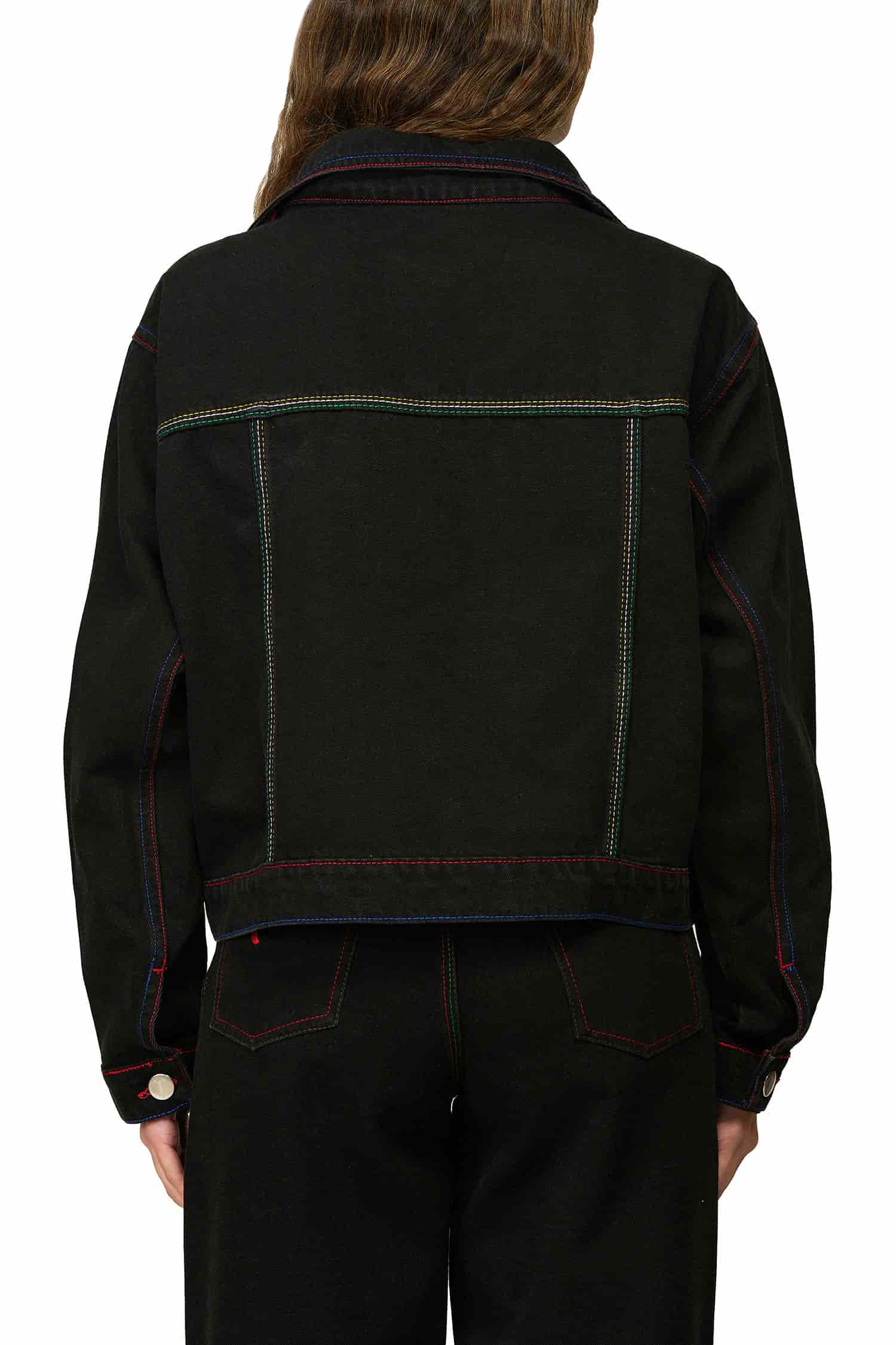 Chaqueta Denim Negra Momento - miniatura 3