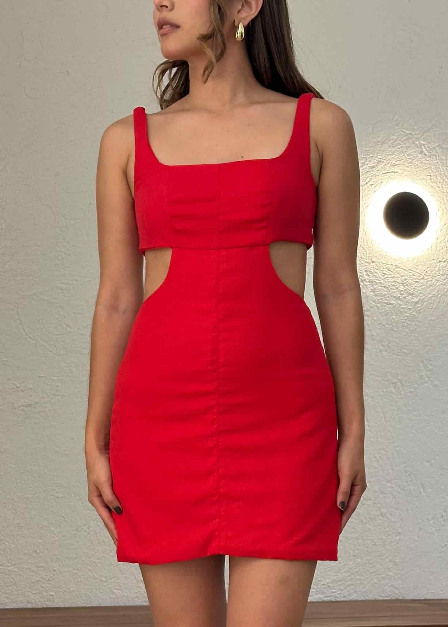 Vestido Susana Rojo - miniatura 3