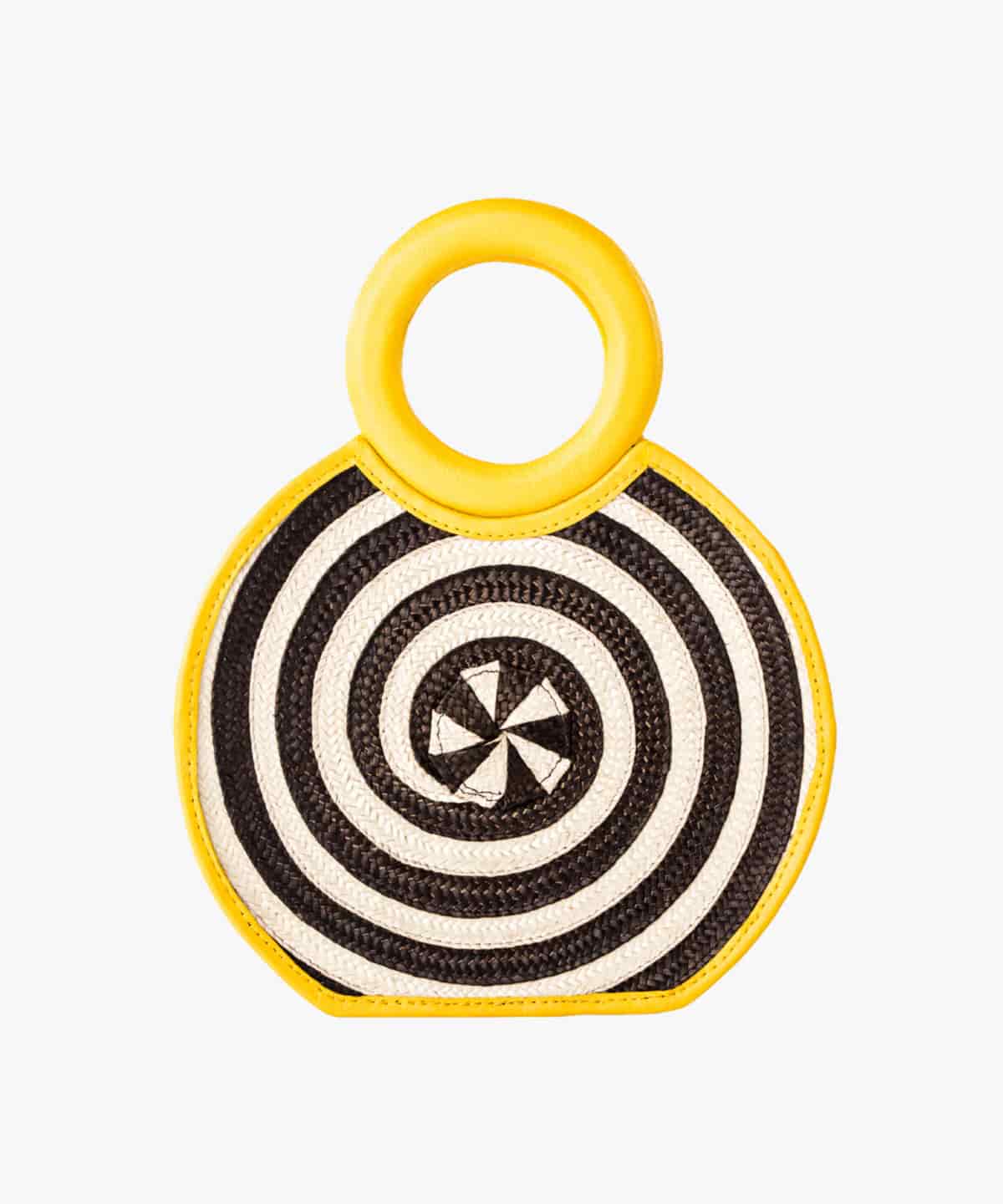 Zenú Mini in Raffia and Leather - miniatura 1