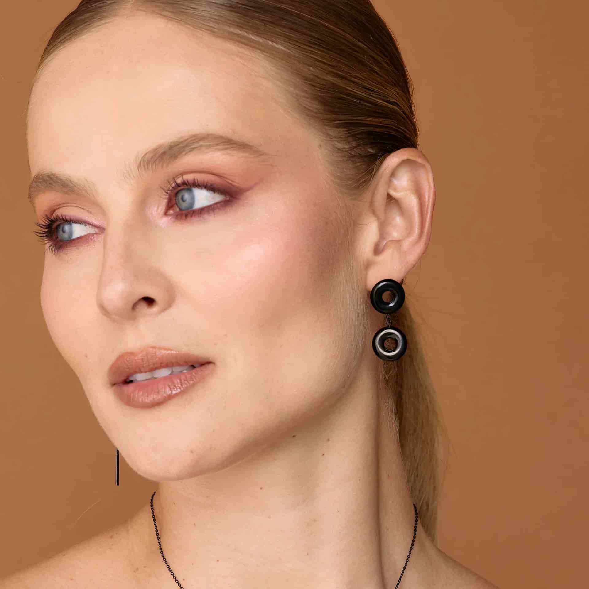 Aretes Halo Double - miniatura 3