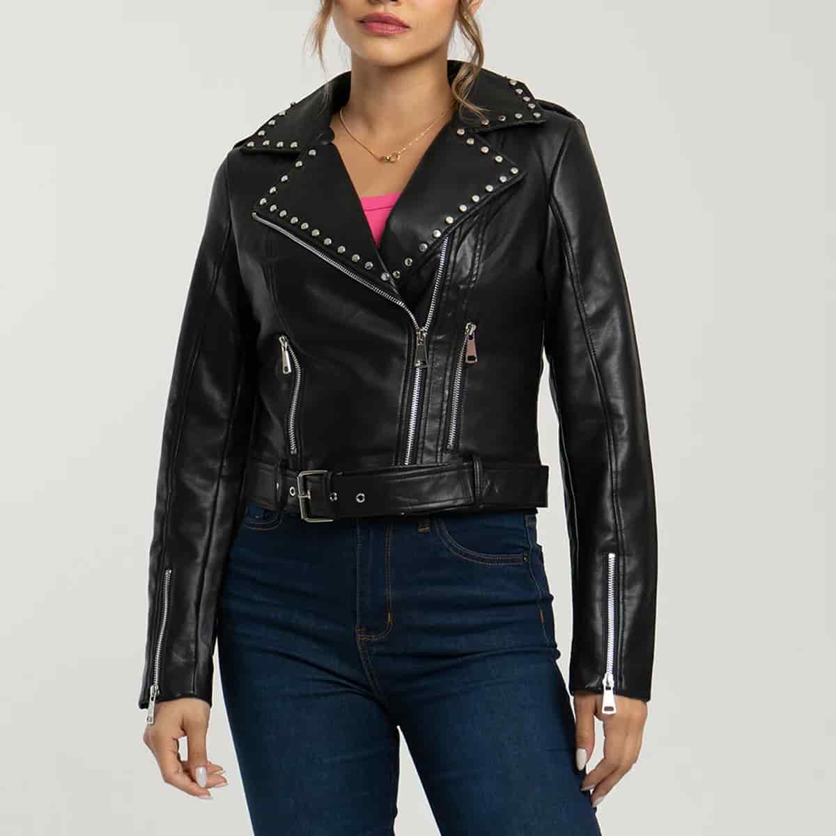 Chaqueta Sintetica Biker Millie - miniatura 2