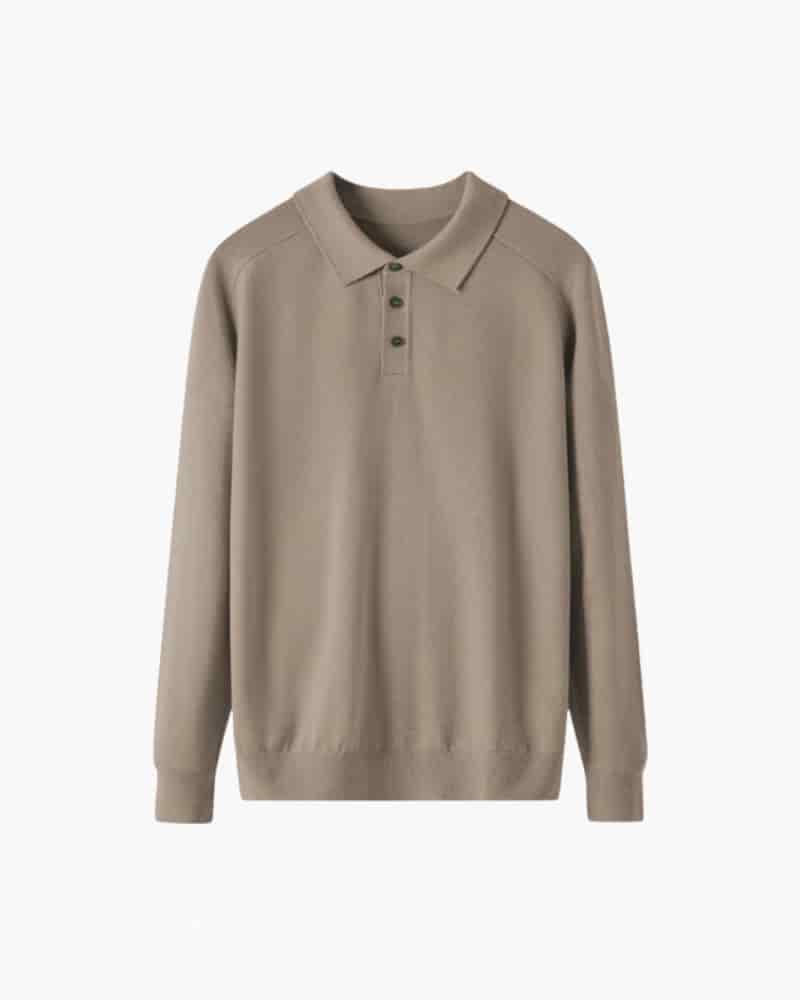 100% Premium Wool Polo - miniatura 8