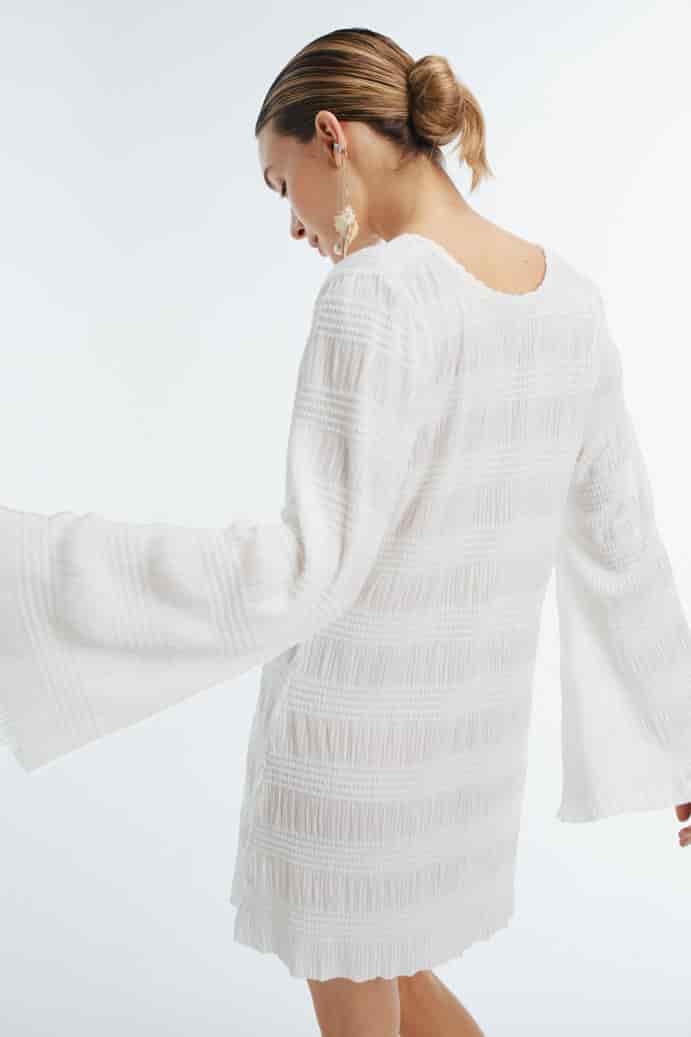 ELARA MINI DRESS WHITE - miniatura 2