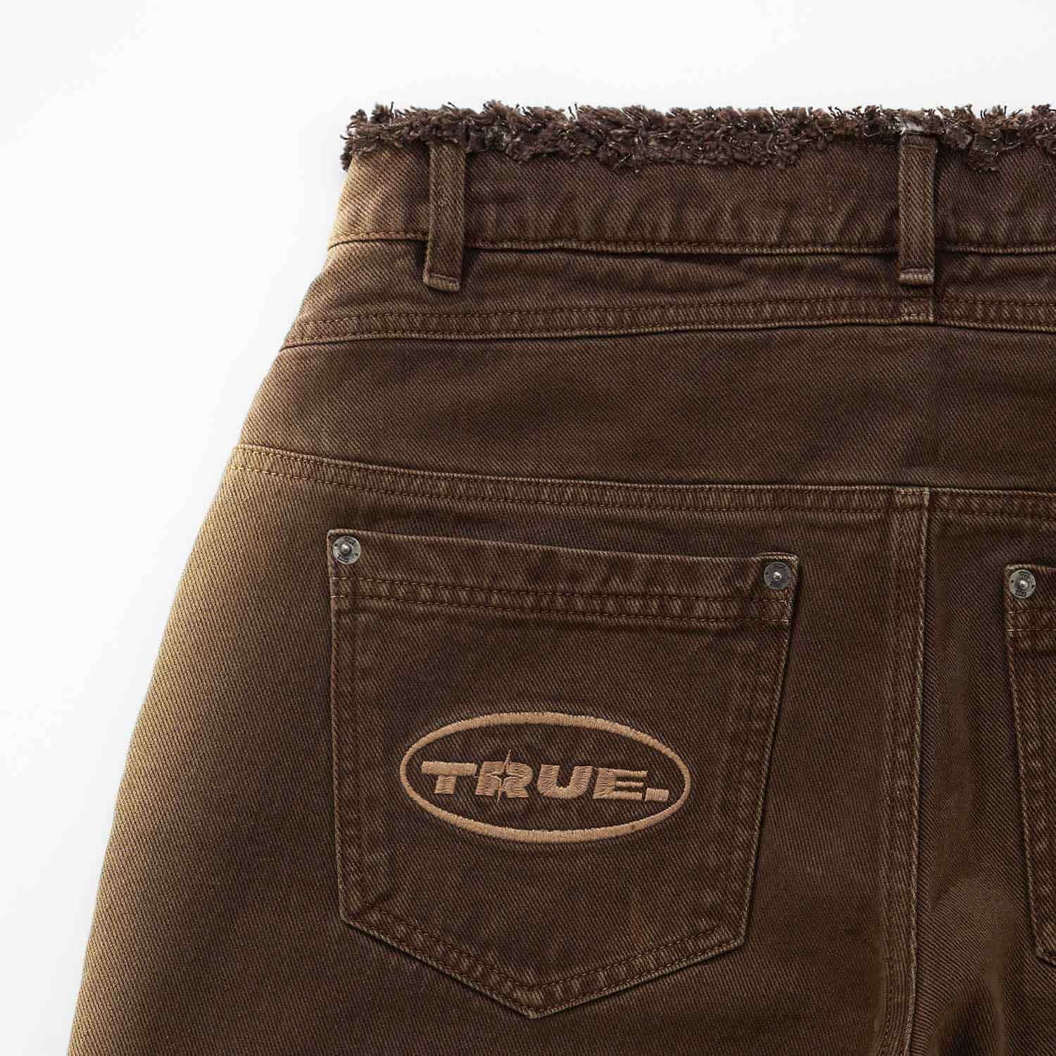 Sideburn Mid-Rise Pants - Brown - miniatura 4