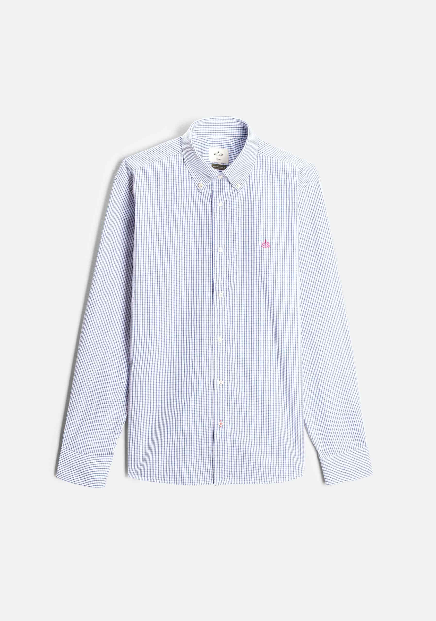 Camisa H CBD Cuadros L-Fuc Azul Med - miniatura 1