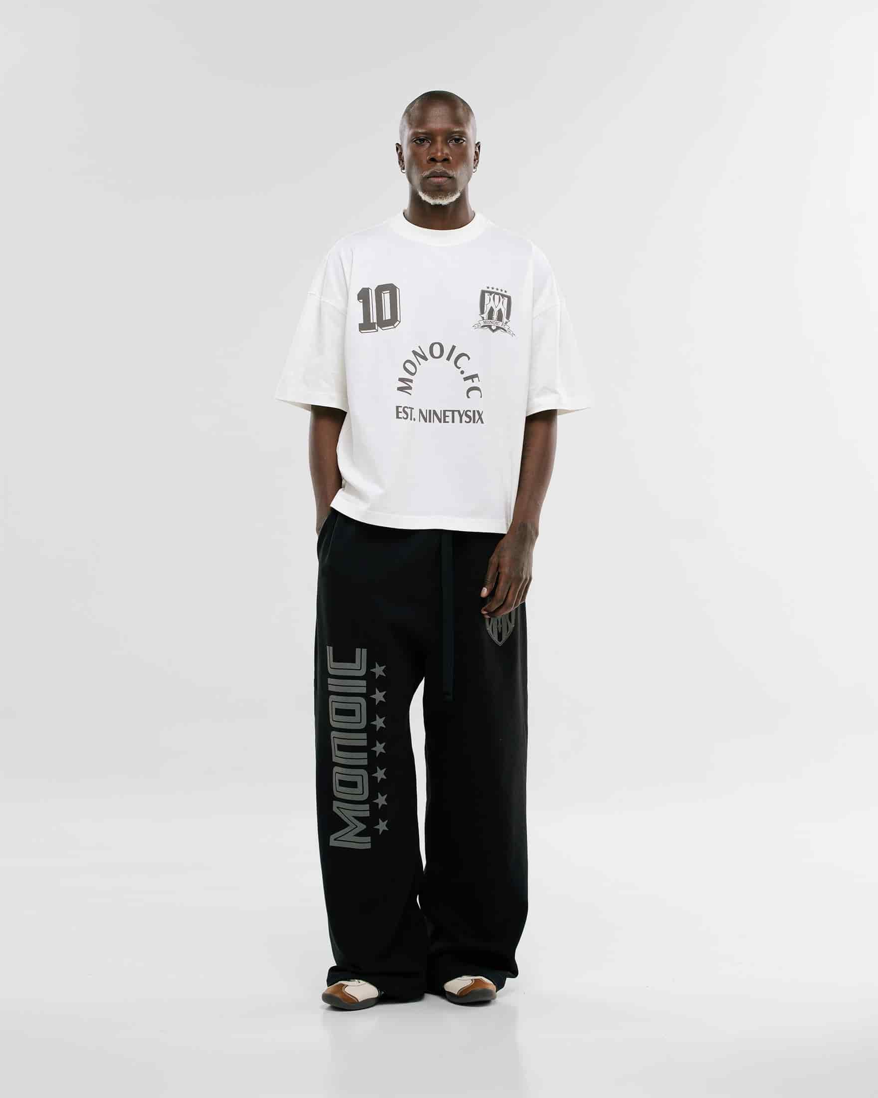 Camiseta Boxy Fit Ninetysix - Off White - miniatura 2