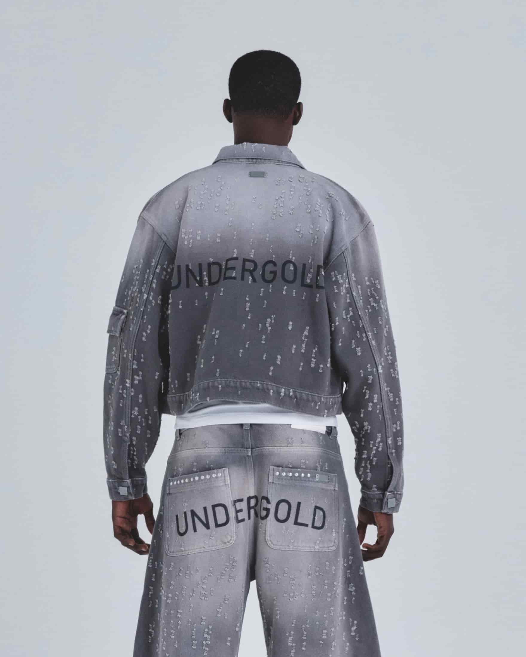 Holy State UNDRGLD Ripped Jacket Washed Gray - miniatura 6