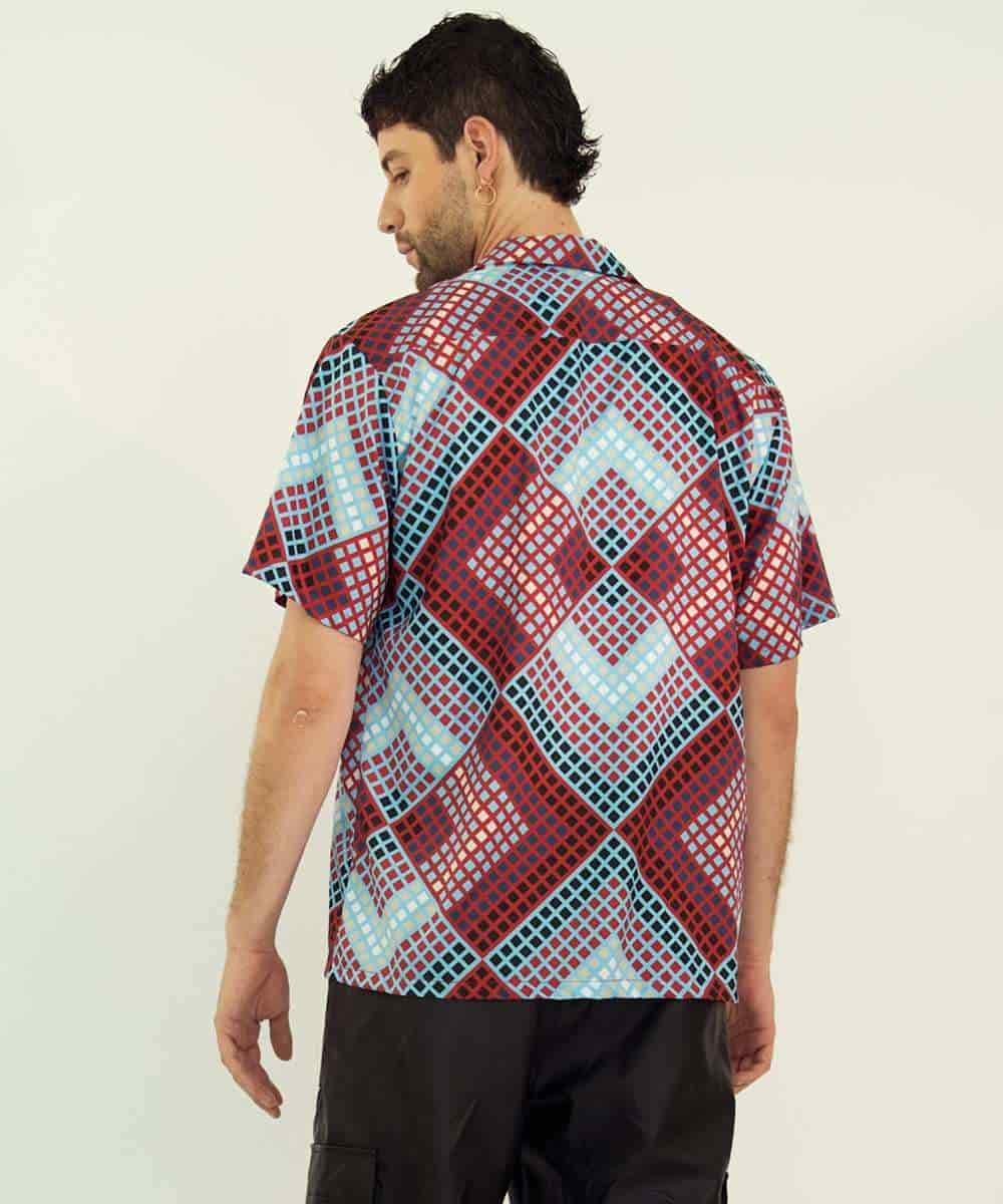 Camp Shirt in Blueprint - miniatura 3