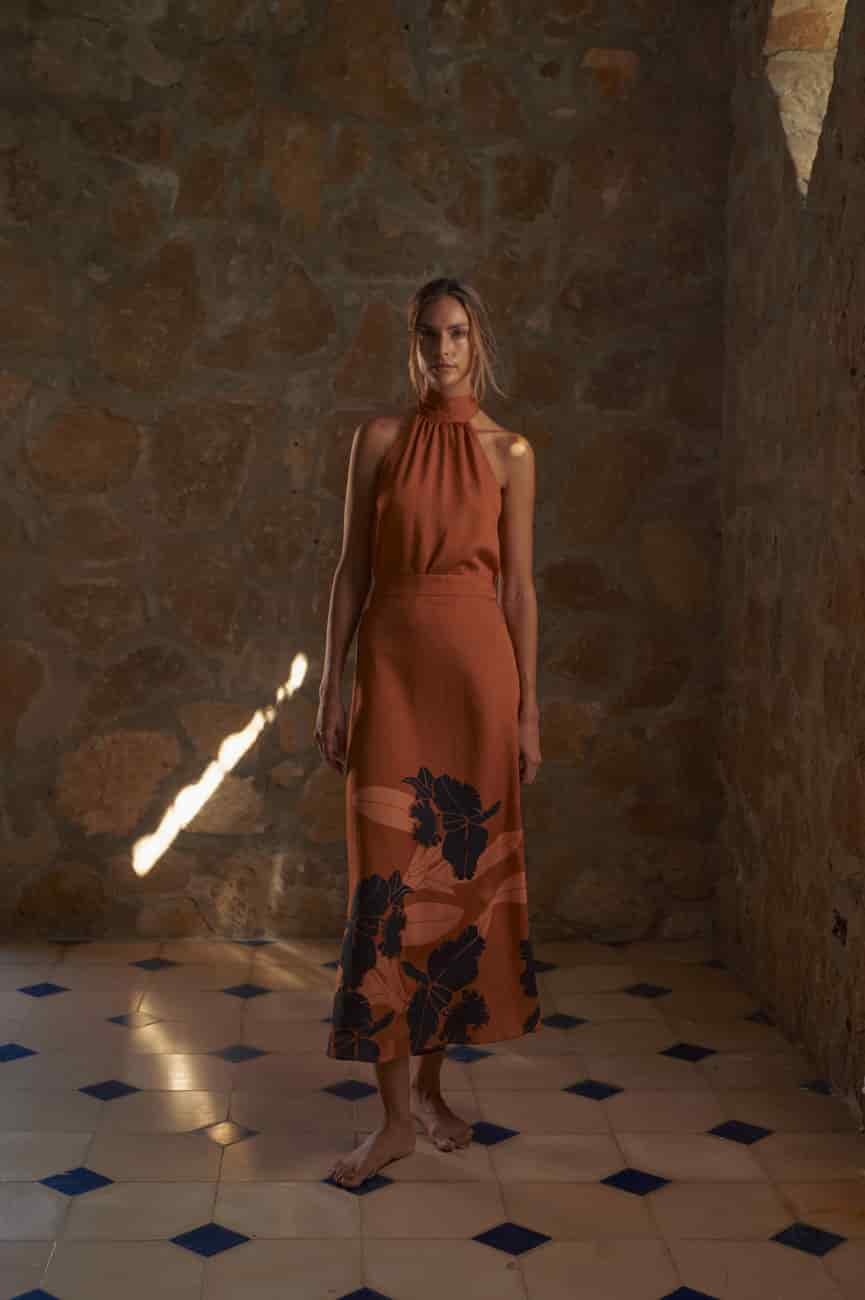 Magdalena Martellato Silk Blouse / Terra Orchideas - miniatura 2