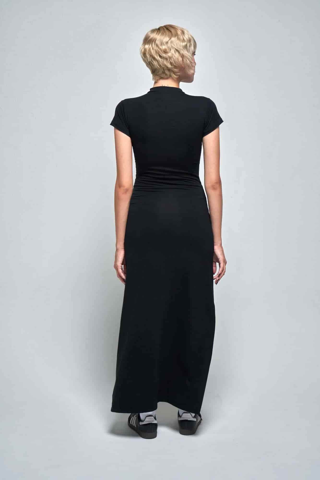 AURORA BLACK DRESS - miniatura 17