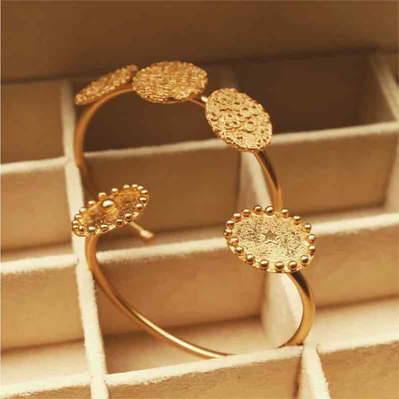 Brazalete con dos medallones precolombinos - miniatura 5