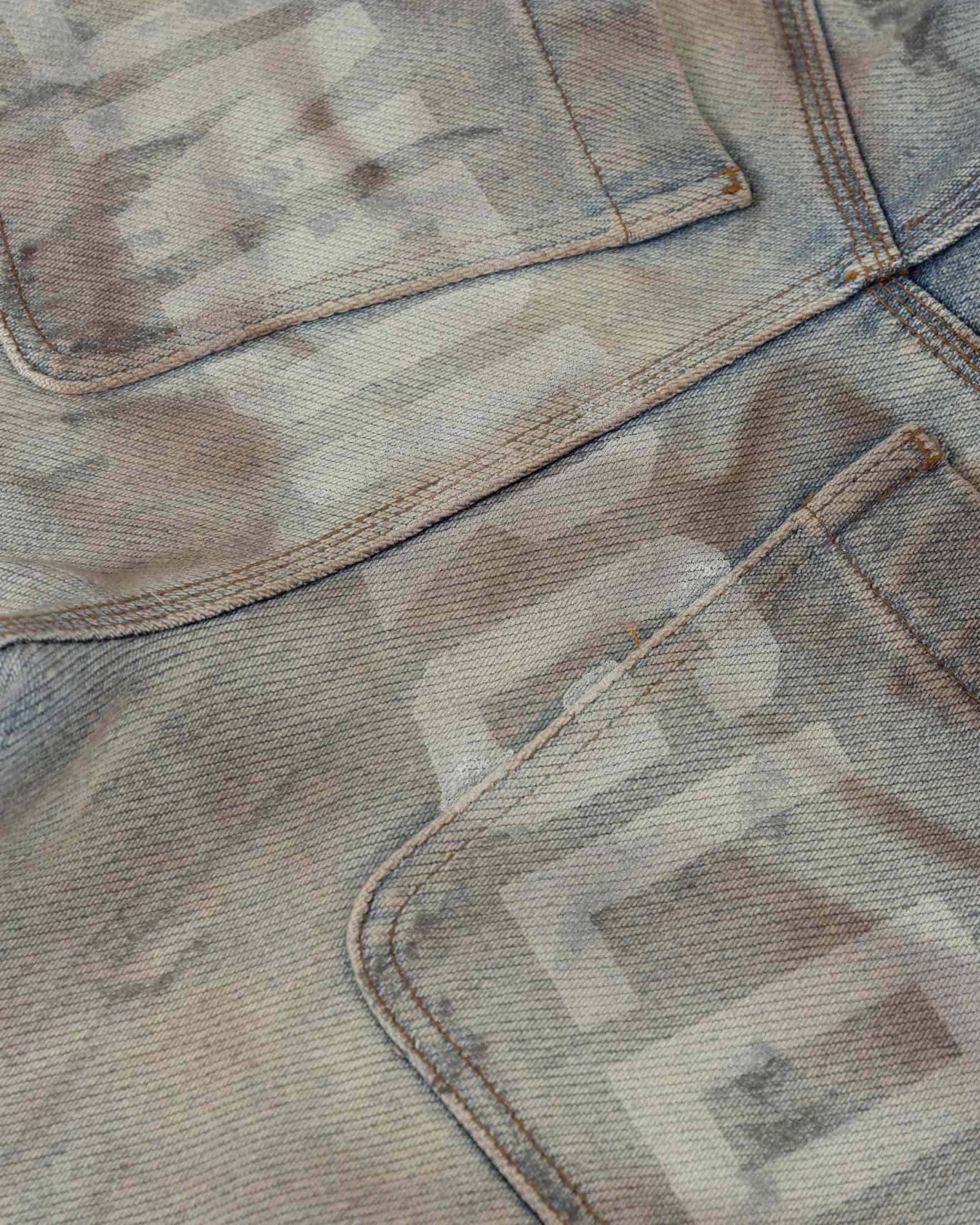 W Capsule UNDRGLD Wide Jeans Dirty Blue - miniatura 4