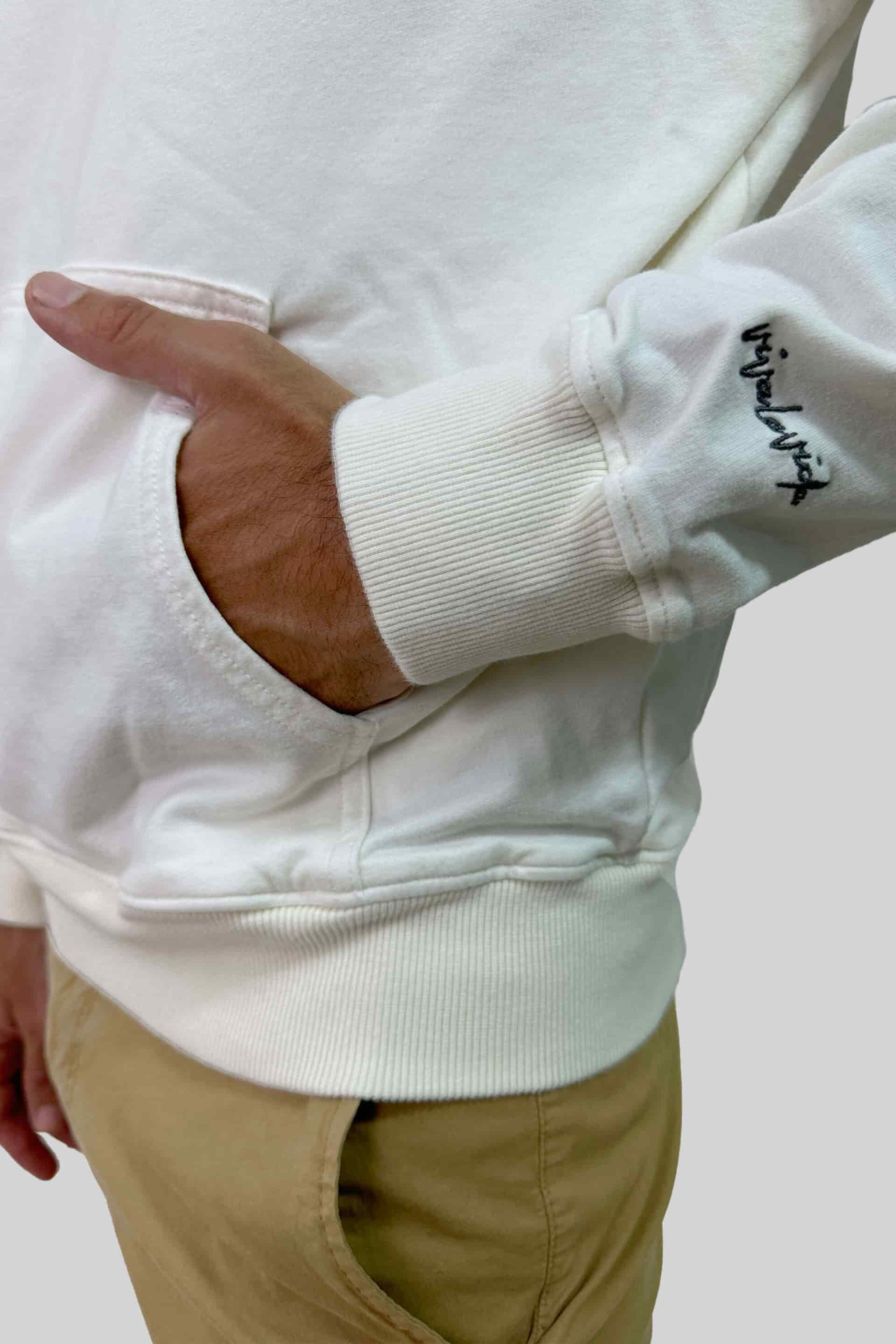 HOODIE VLV OFF WHITE - miniatura 3