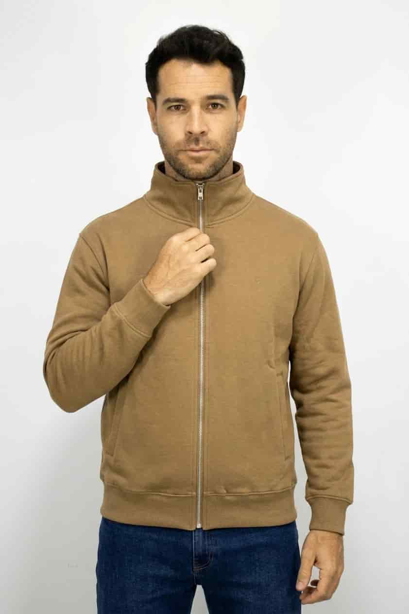 Saco café con Cremallera para hombre - miniatura 4