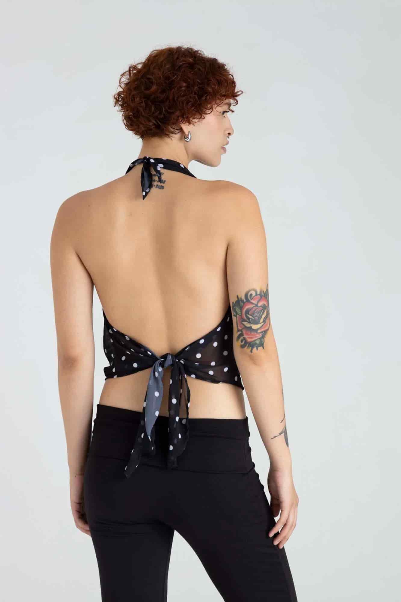 GABY DRAPED TOP - miniatura 13