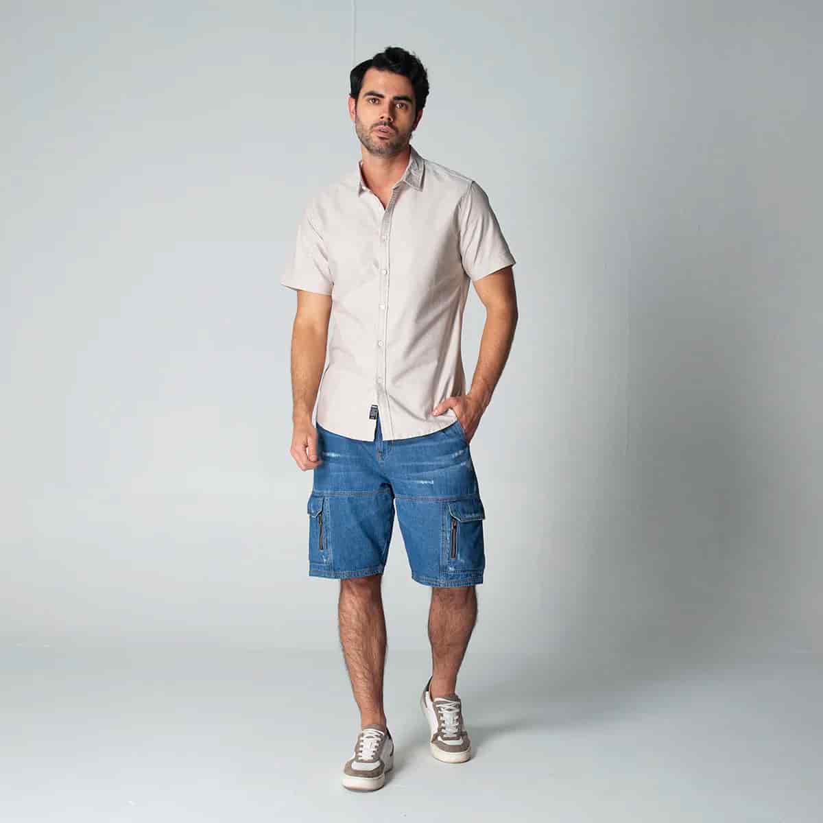 Camisa Slim Manga Corta Royal - miniatura 4